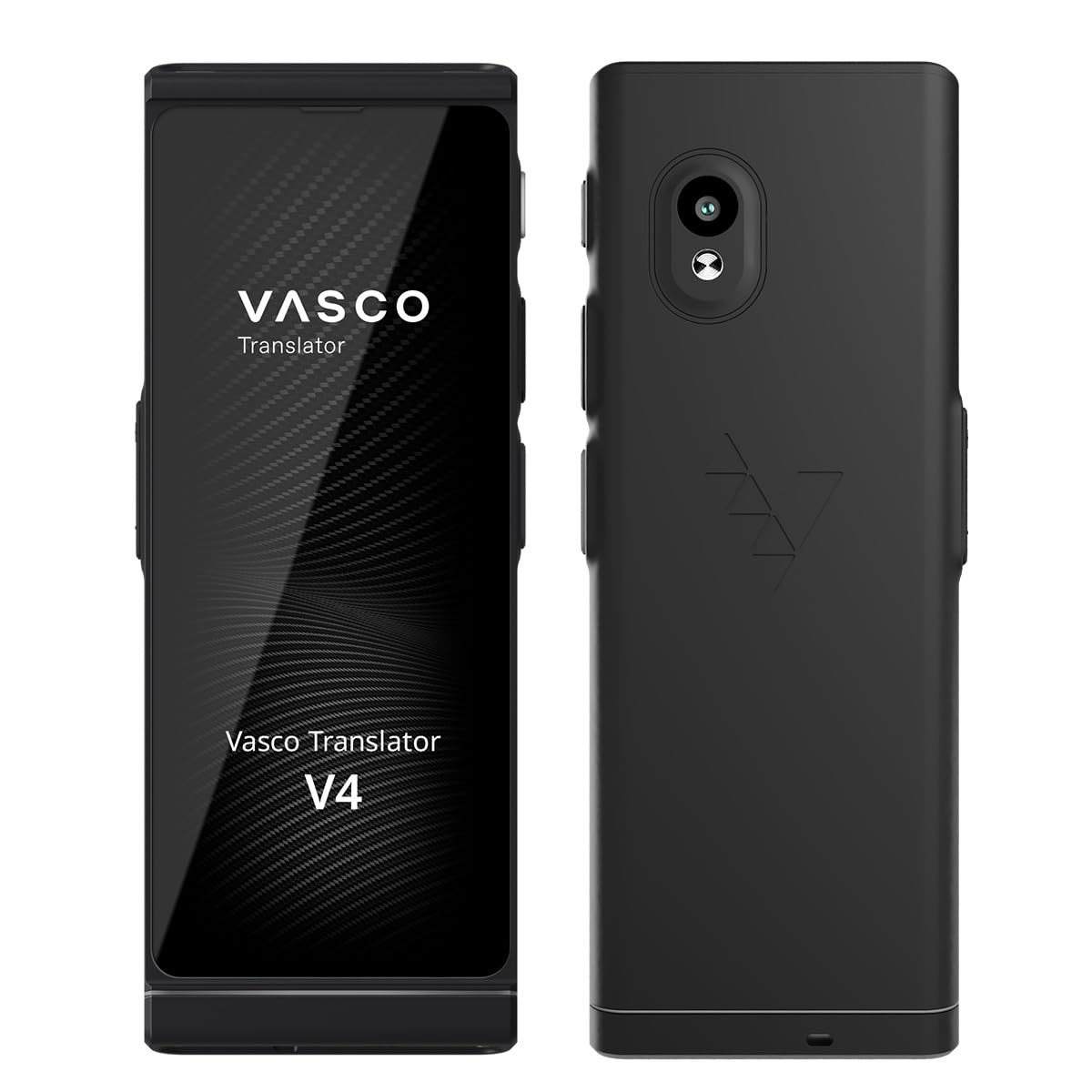 Vasco V4 Language Translator Device | 108 Languages | Free Lifetime Internet In Almost 200 Countries | Black Onyx