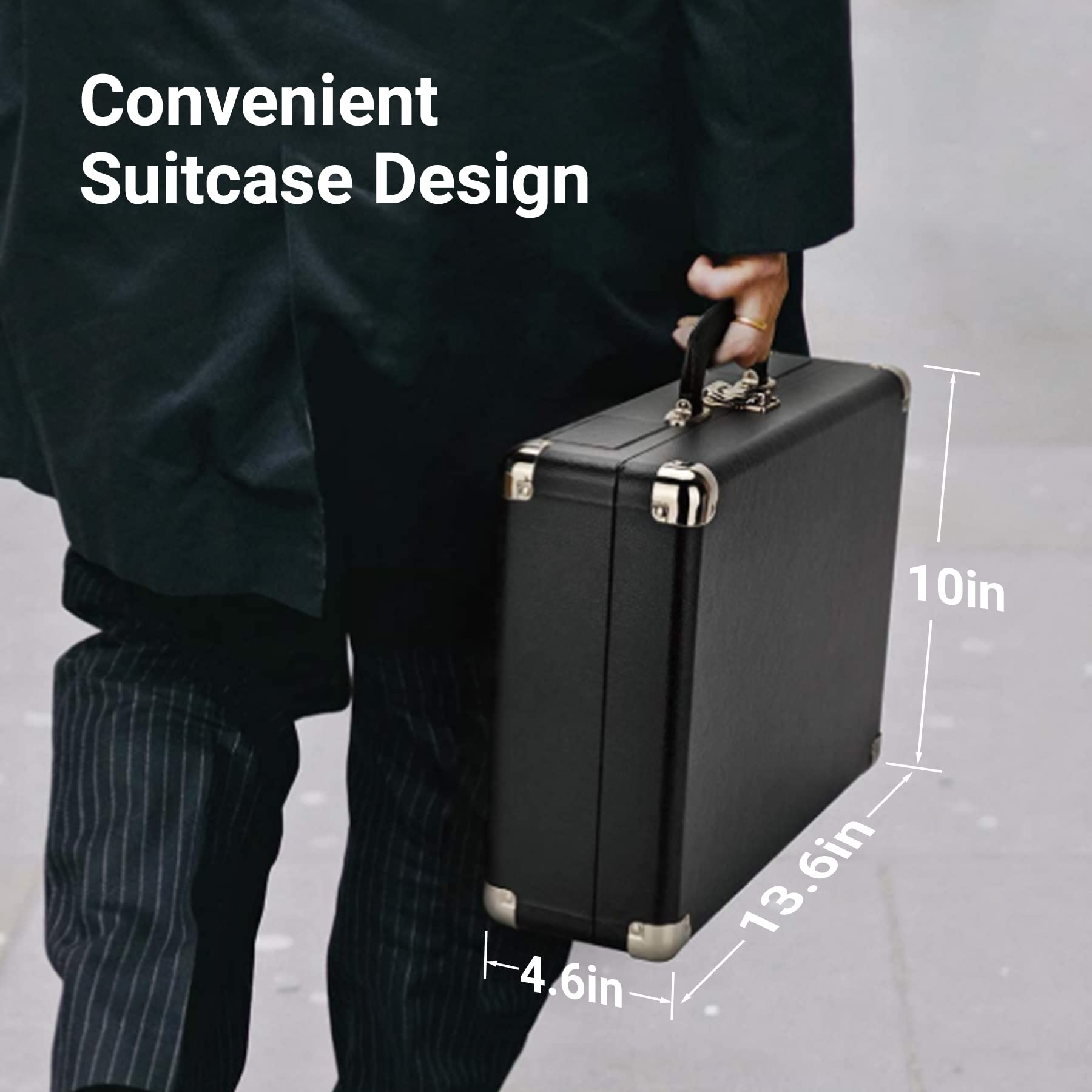 Byronstatics Record Player, Vinyl Turntable Record Player 3 Speed With Built In Stereo Speakers, Replacement Needle, Supports Rc