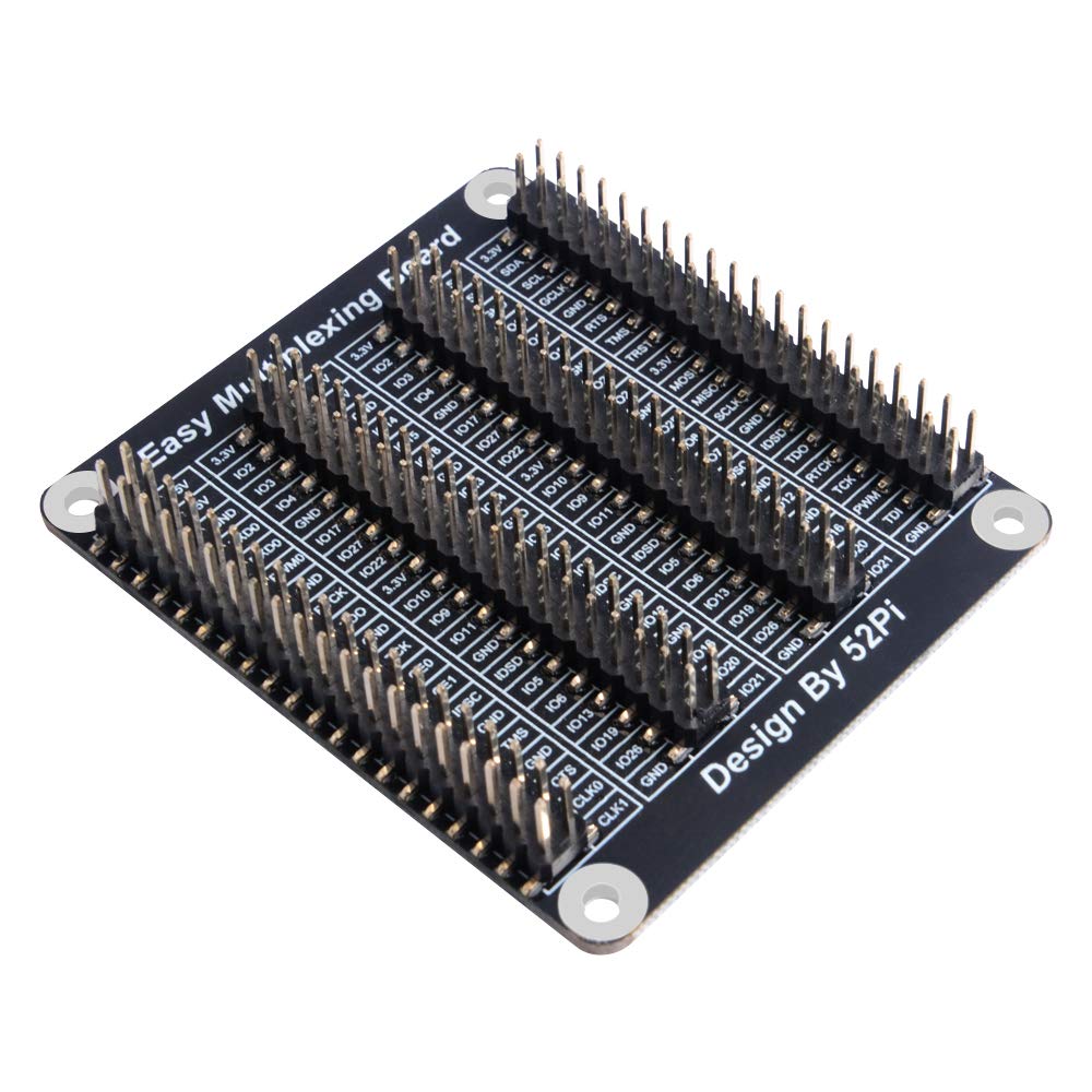 Geeekpi Gpio Extension Board For Raspberry Pi, Expansion Board Gpio 1 To 4 For Raspberry Pi 4B / 3B+ / 3B With Screws