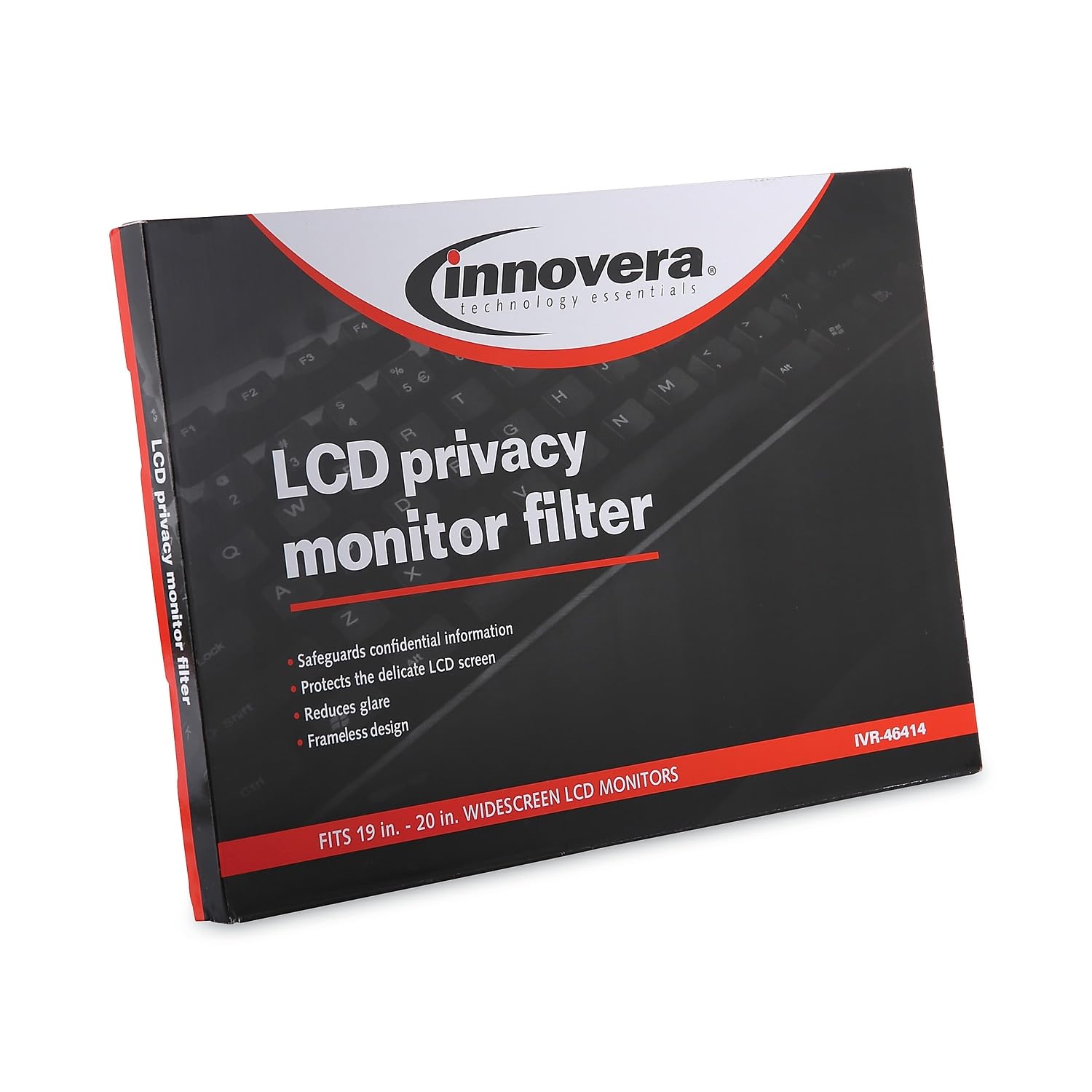 Innovera 46414 Premium Anti Glare Blur Privacy Monitor Filter For 19 To 20 Inches Widescreen Lcd (Ivr46414)