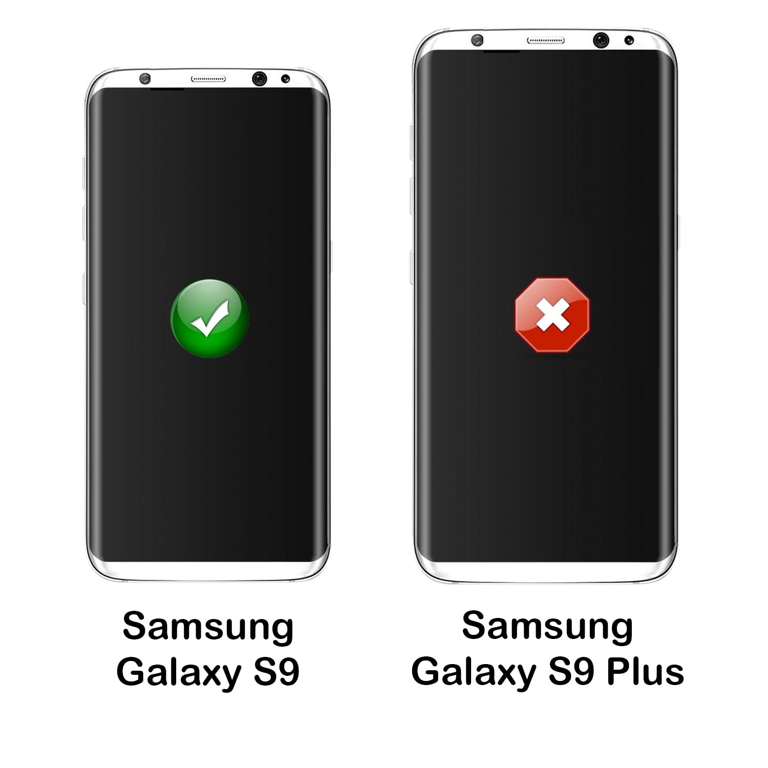 Wallskin Case For Galaxy S9 (5.8) Heavy Duty Full Body Military Grade Drop Protection Carrying Cover Holder | Holster For Men Be