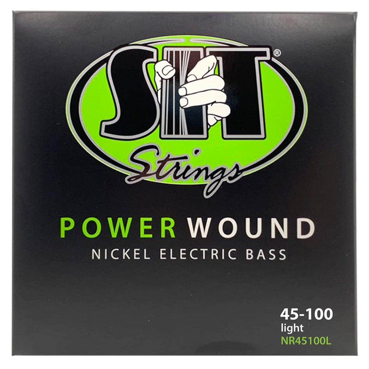 Sit Strings Nr45100L Nickel Plated Bass Guitar Strings, 4 String Light
