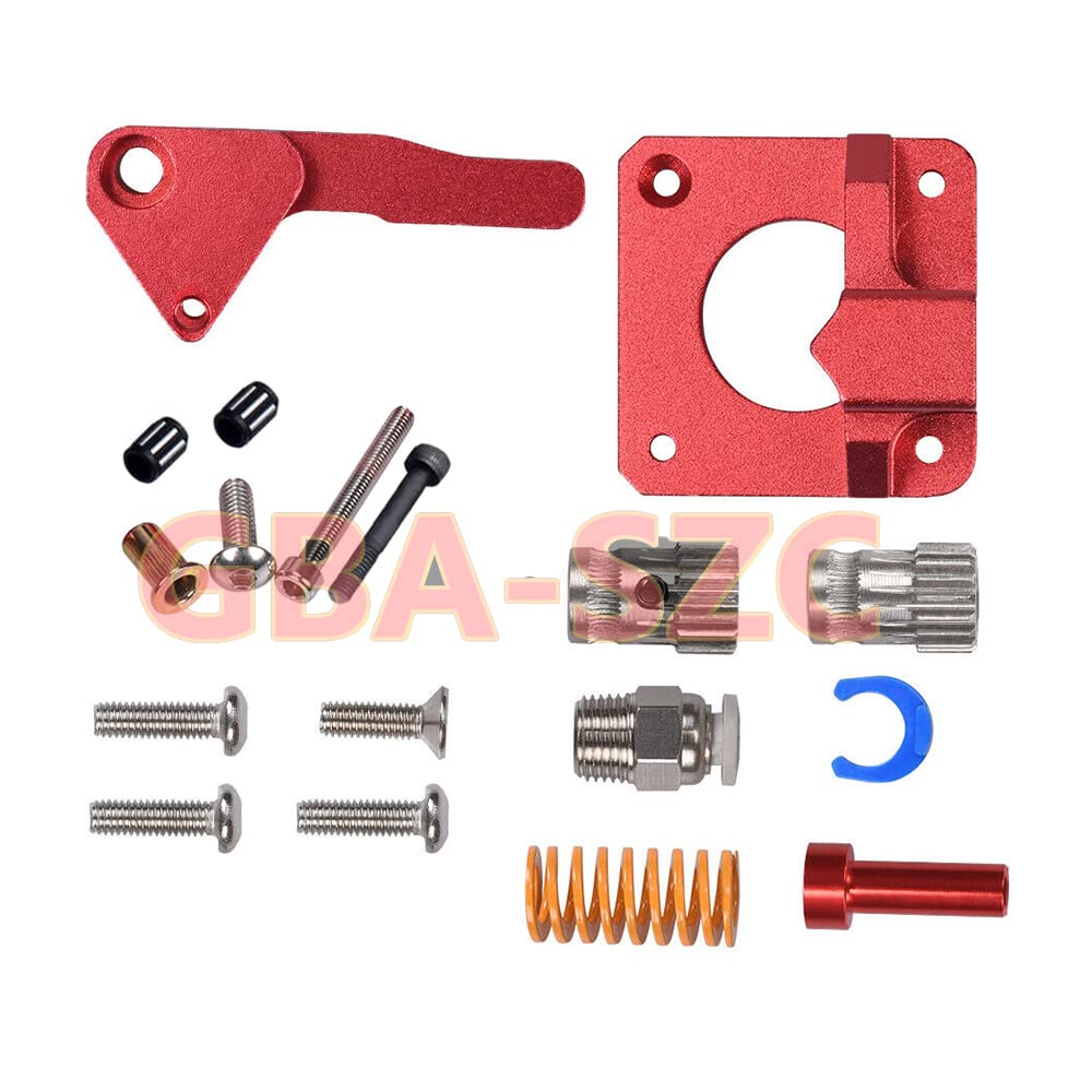 Gba Szc Ender 3 Dual Gear Extruder,Dual Drive Metal Extruder For Ender 3 V2/Pro/Ender 5/Plus/Cr 6 Se/Ender 3 Neo/Max Neo/Cr10/10