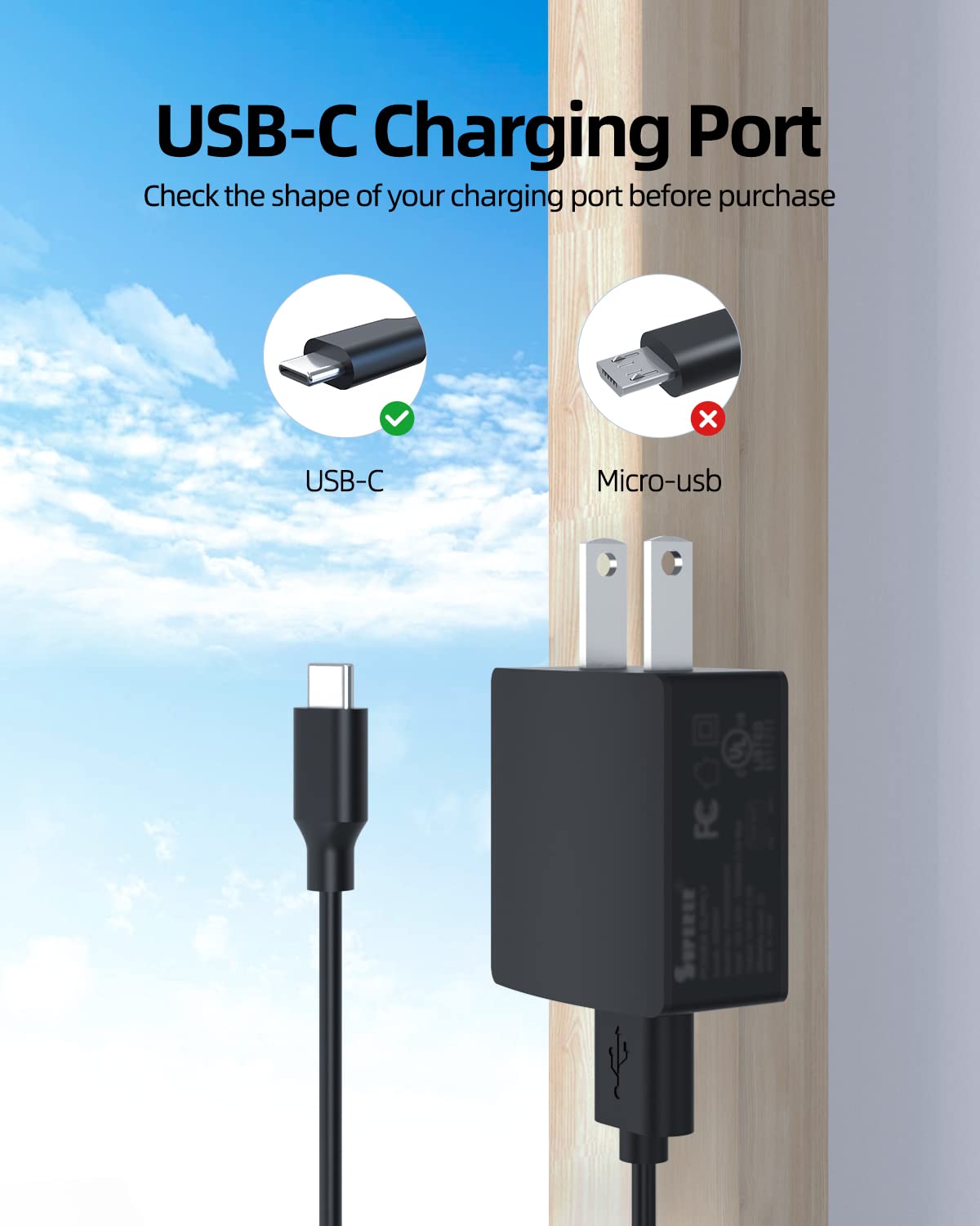 5Ft Usb C Ac Charger Fit For Samsung Galaxy A03S A02S A01 Sm A025 Sm A037 Sm S134 Usb C Phone Fast Charging Adapter Supply Power