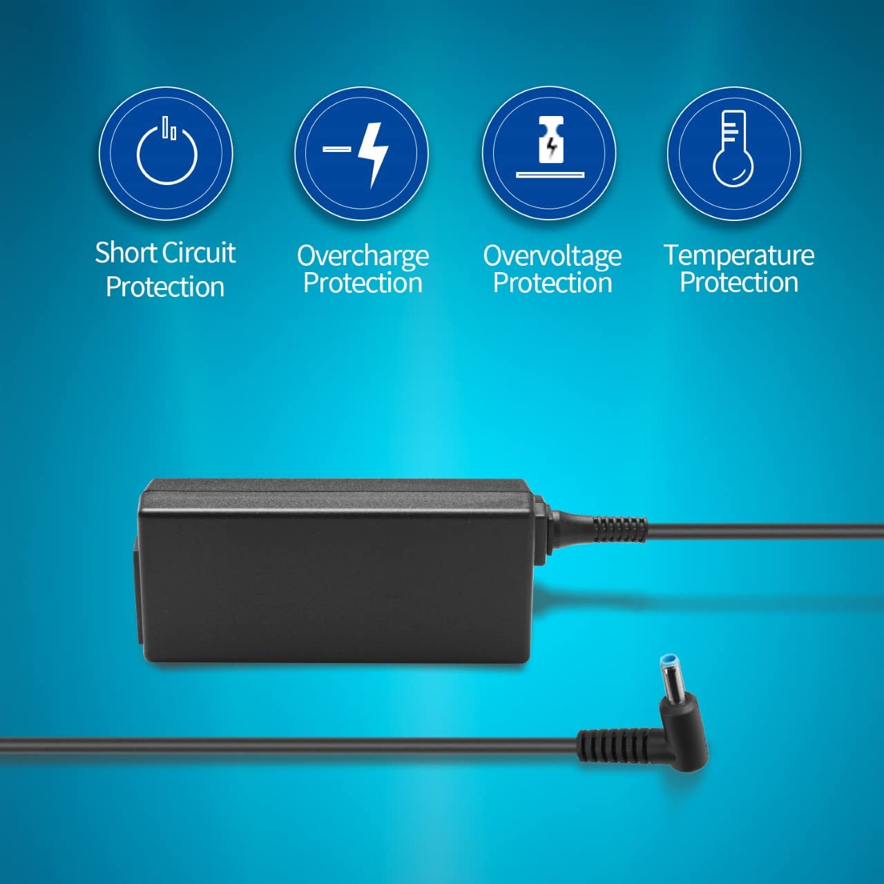 45W Watt Ac Adapter Laptop Charger For Hp Stream 11 13 14, Hp Spectre X360 Hp Pavilion Touchsmart X2 11 13 15, Elitebook Folio 1