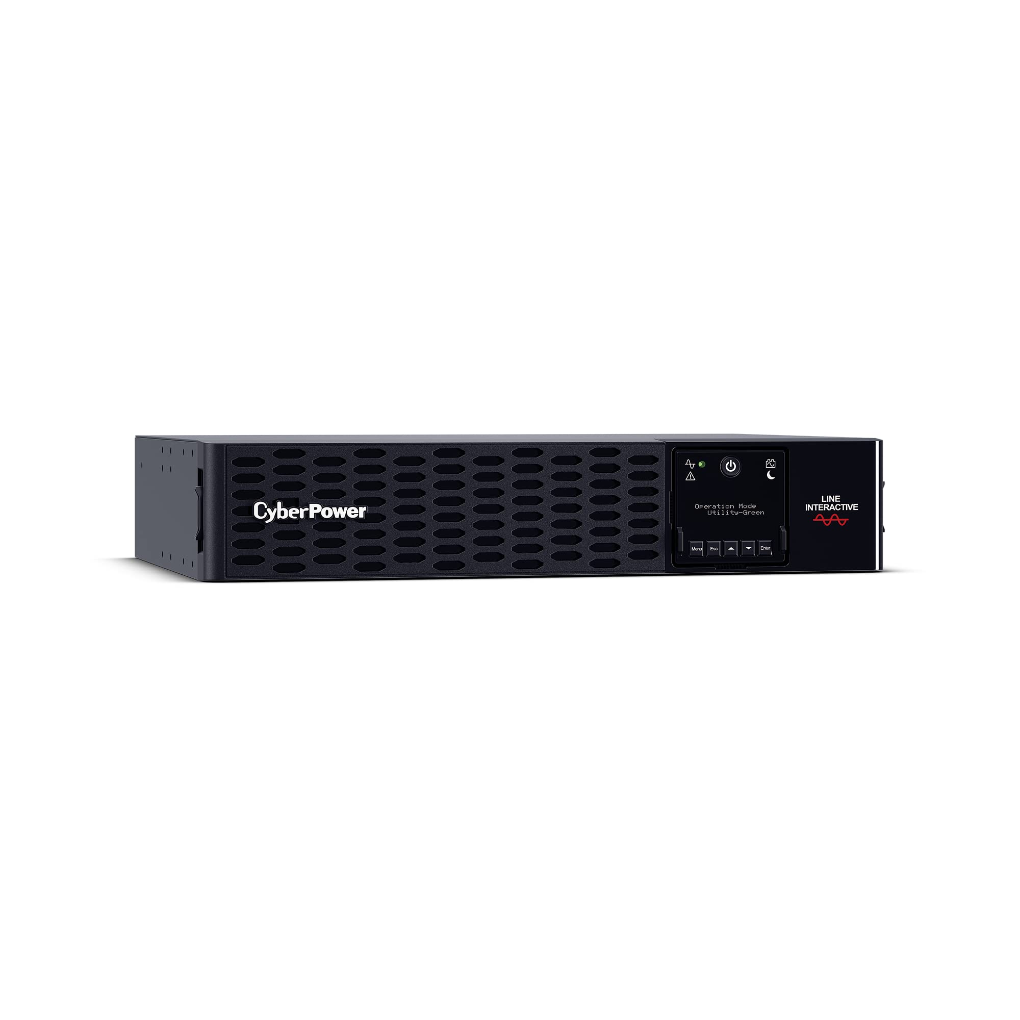 Cyberpower Pr2200Rt2Un Smart App Sinewave Ups System, 2200Va/2200W, 8 Outlets, 2U Rack/Tower, Avr, Pre-Installed Rmcard205