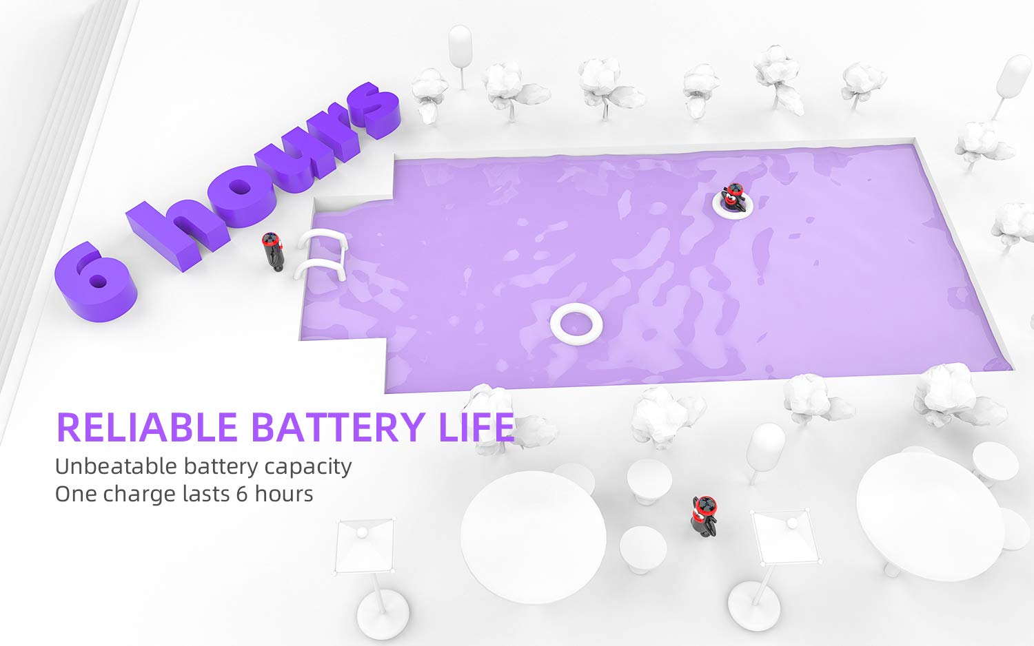 17.5'' Portable Dvd Player With 15.6'' Large Hd Screen, 6 Hours Rechargeable Battery, Support Usb/Sd Card/Sync Tv And Multiple D