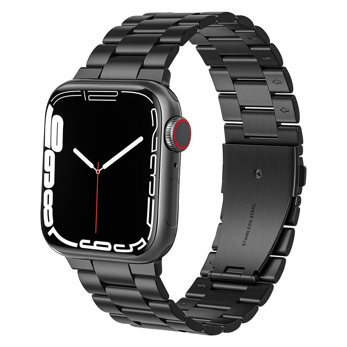 Swees Compatible With Apple Watch Bands 38Mm 40Mm 41Mm, Solid Stainless Steel Link Metal Replacement Wristband Compatible For Iw