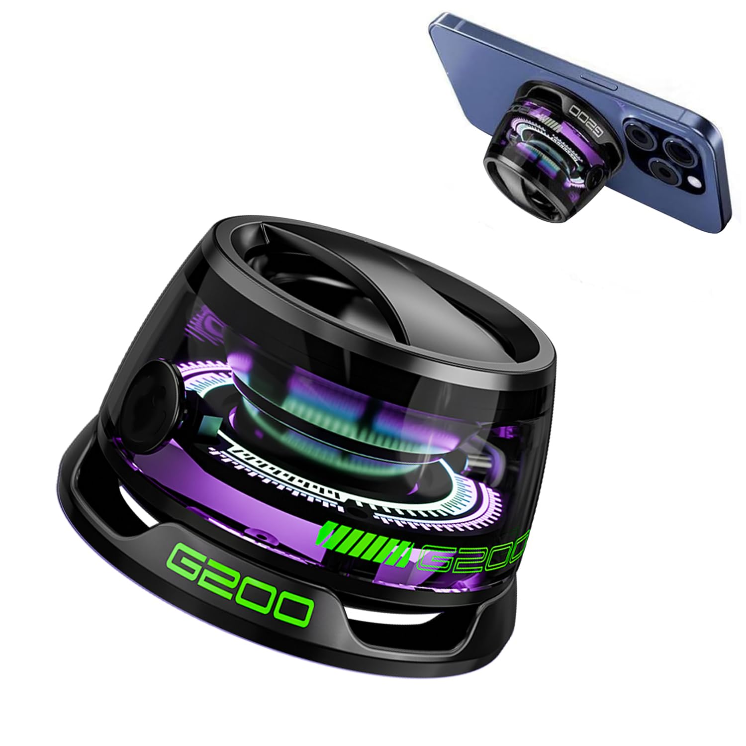 Yaslayp Multifunctional G200 Magnetic Bluetooth Speaker with RGB Light