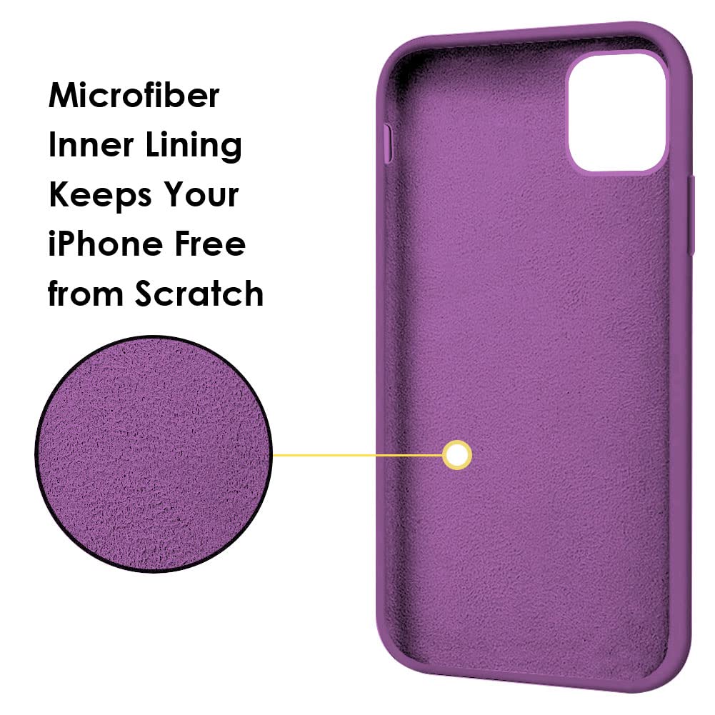 Mocca For Iphone 11 Pro Case With Ring Kickstand | Anti Scratch | Soft Microfiber Lining | Full Body Shockproof Protective Silic