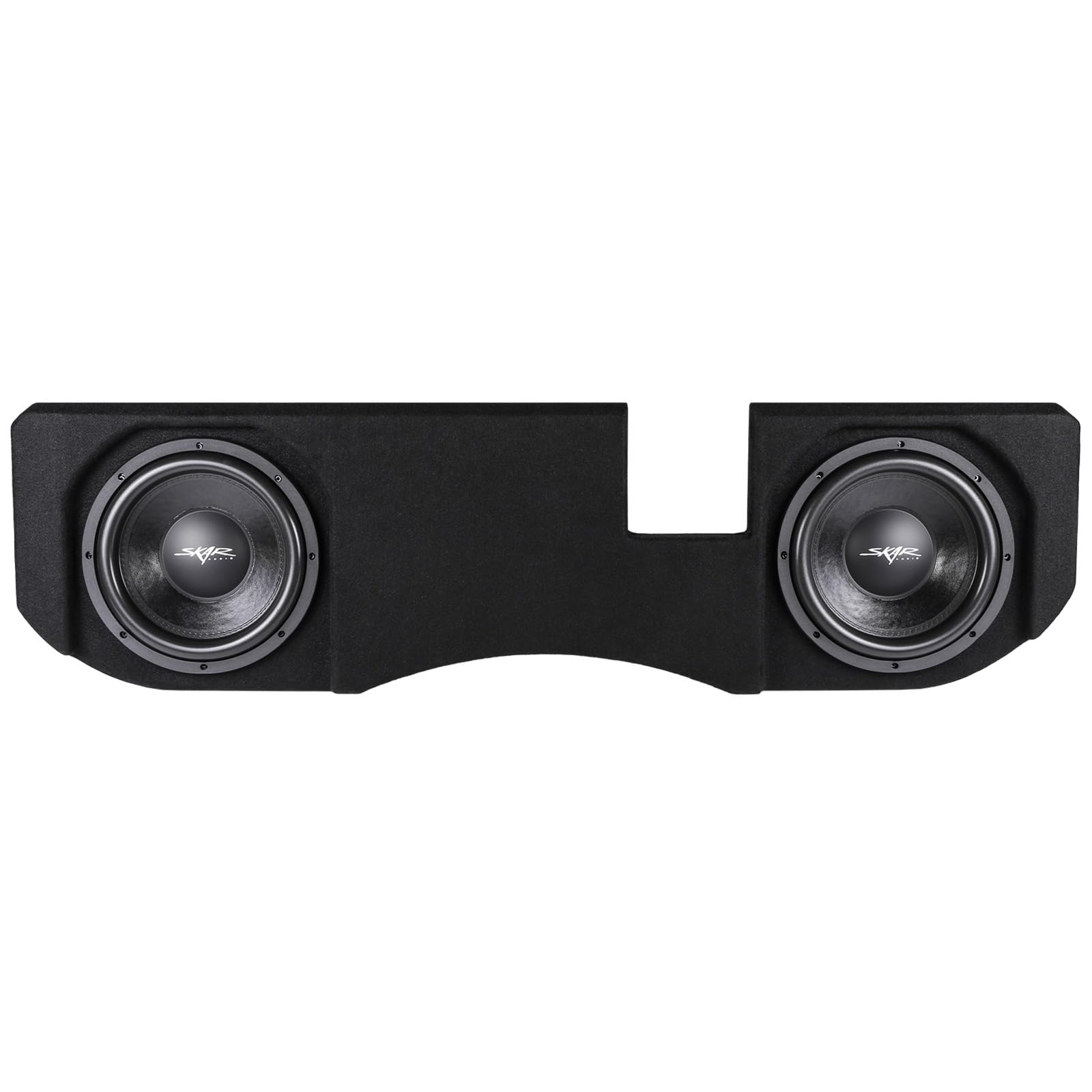 Skar Audio Dual 12 Loaded Sealed Subwoofer Enclosure Compatible With 2002-2018 Dodge Ram Quad/Crew Cab Trucks
