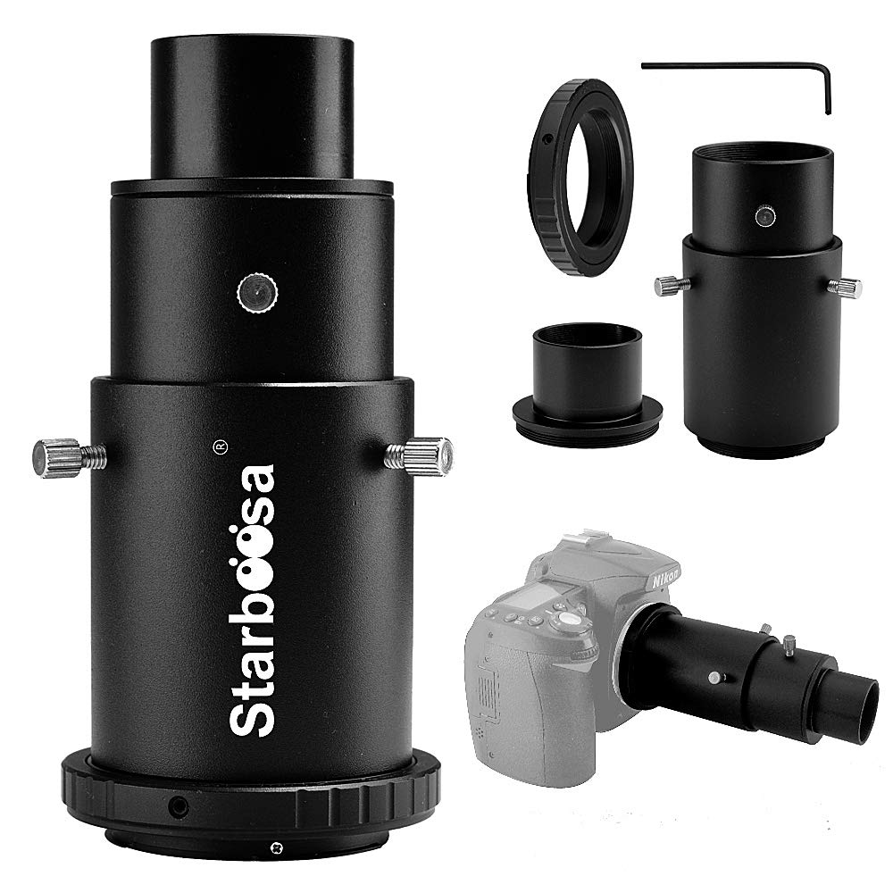 Starboosa Telescope Camera Adapter   For Prime Focus Or Eyepiece Projection Photography   Camera Adapter For Nikon Slr Camera