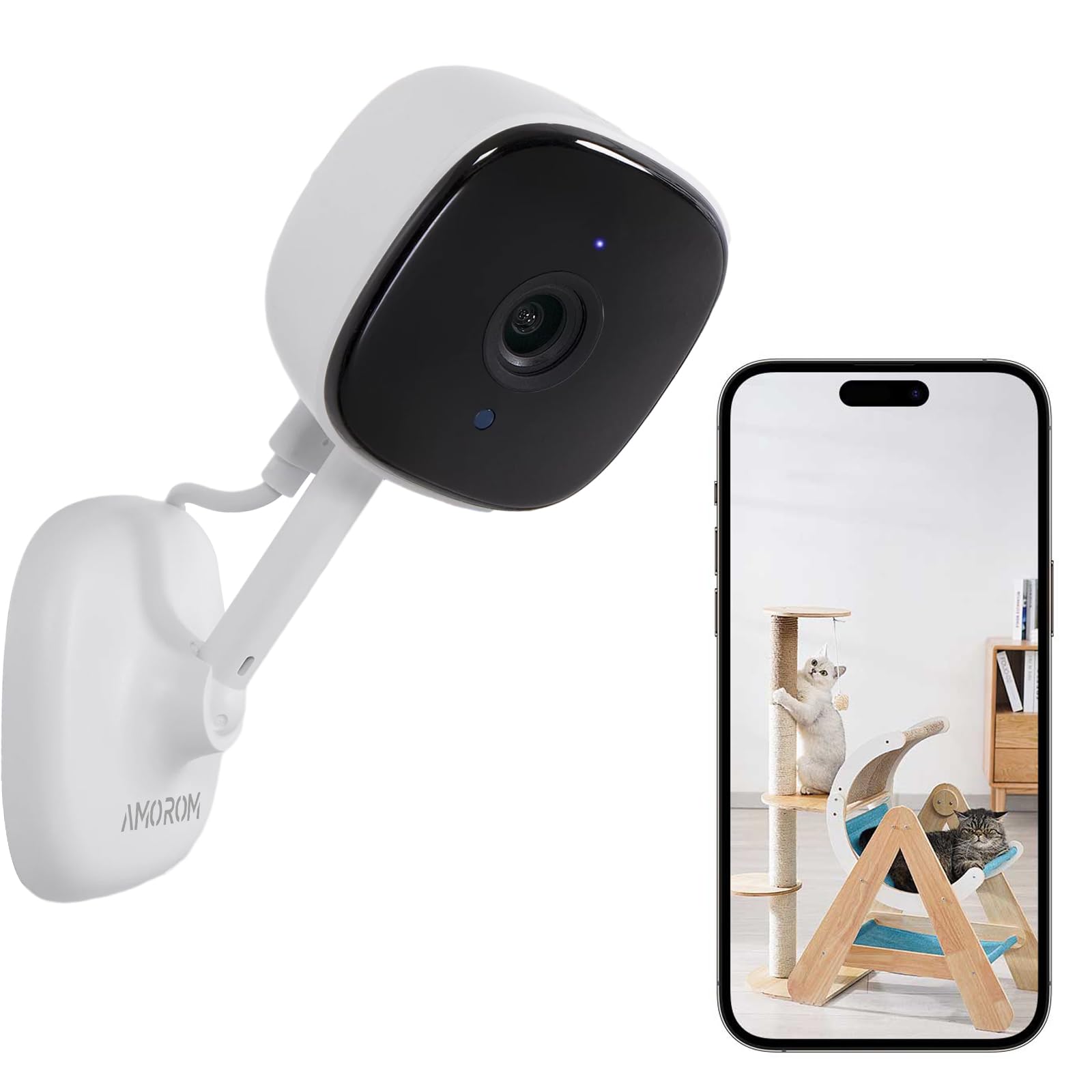 Wifi Indoor Camera For Home Security, 24/7 Recording Camera For Office/House/Apartment Surveillance,Sd Card/Cloud Storage, 2 Way