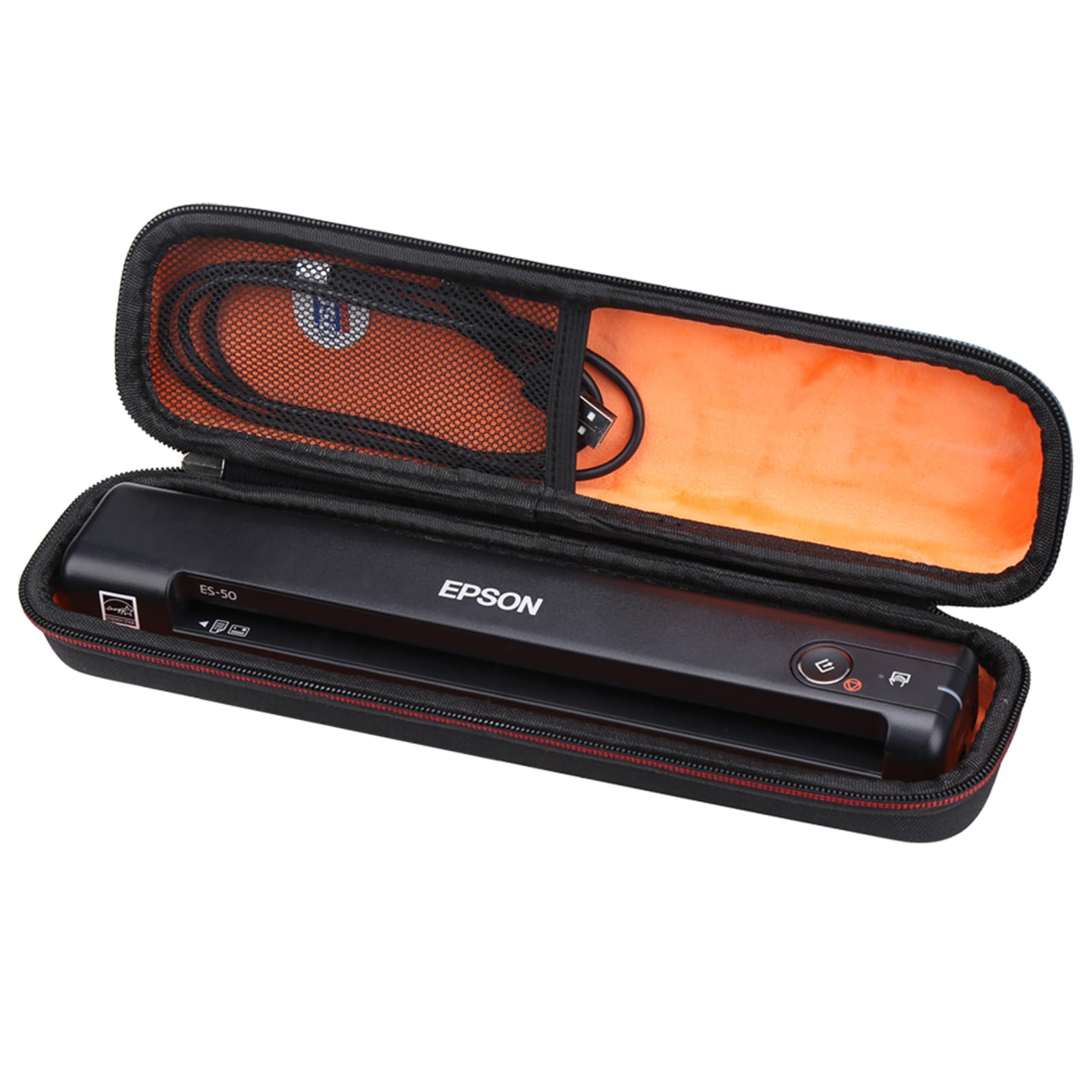 Mchoi Hard Storage Case Fits for Epson Workforce ES-50/ES-55R/ES-60W/ES-65WR/DS-30/DS-70/DS-80W Document Scanner