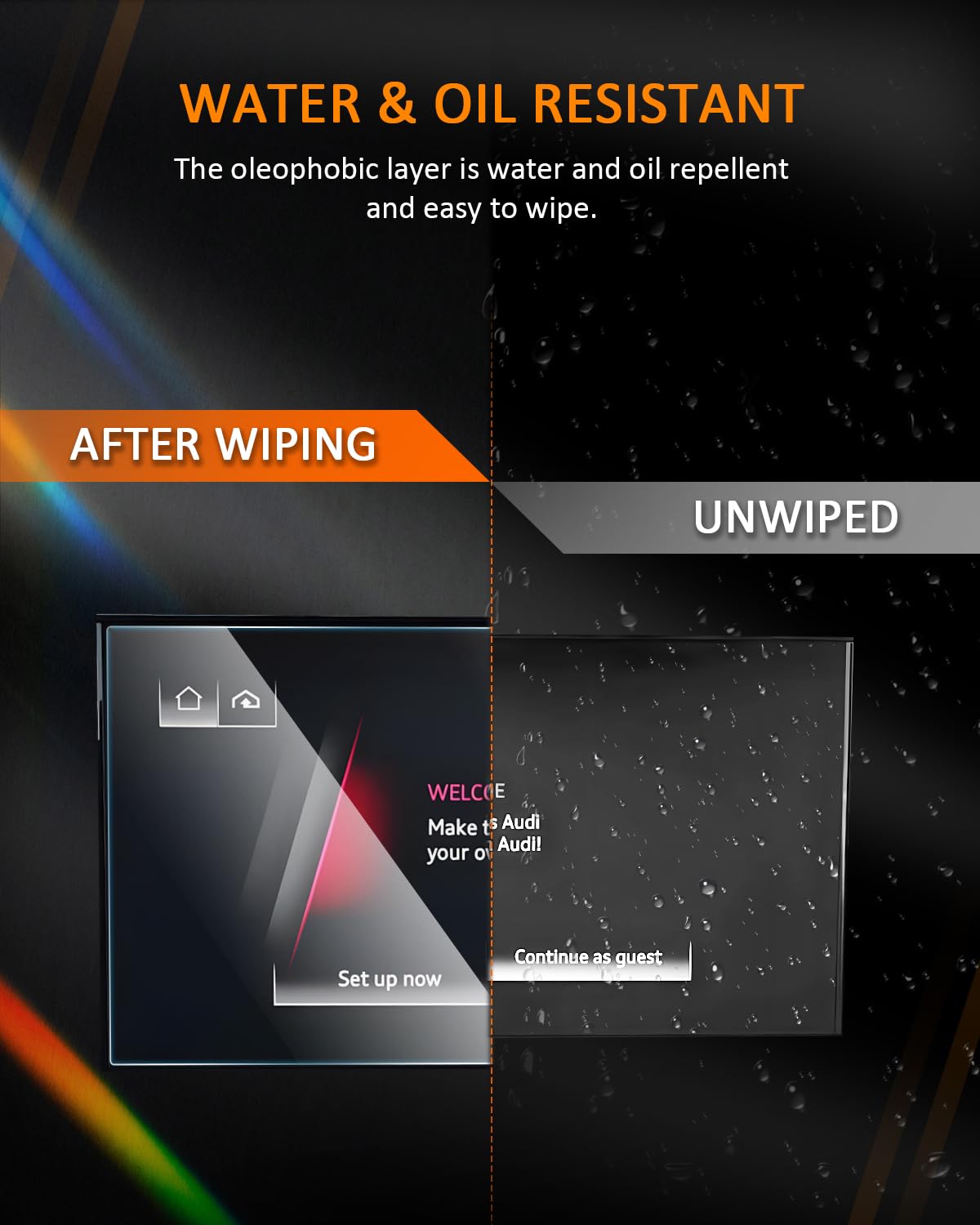 Cdefg Screen Protector For Audi Q5 2022 2025 Accessories Touchscreen Display Cover For Audi A4 A5 Q5 Screen 2025 2024 2023 2022 2021 10.1' Tempered Glass