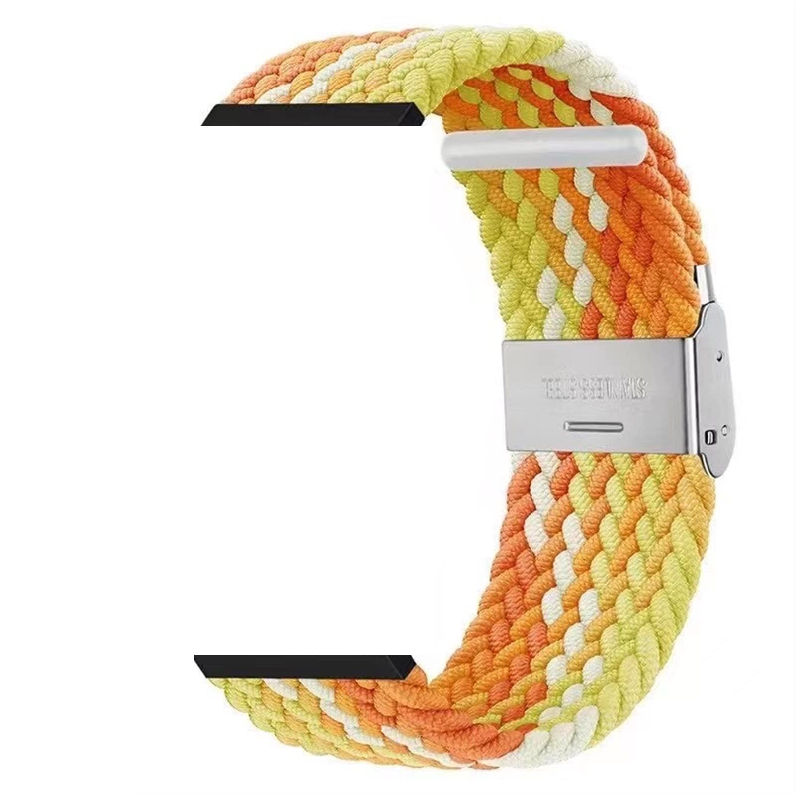 CZKE for Garmin Quickfit Watch Band 26mm Braided Nylon WatchBands (Color : Y, Size : Quickfit 22mm)