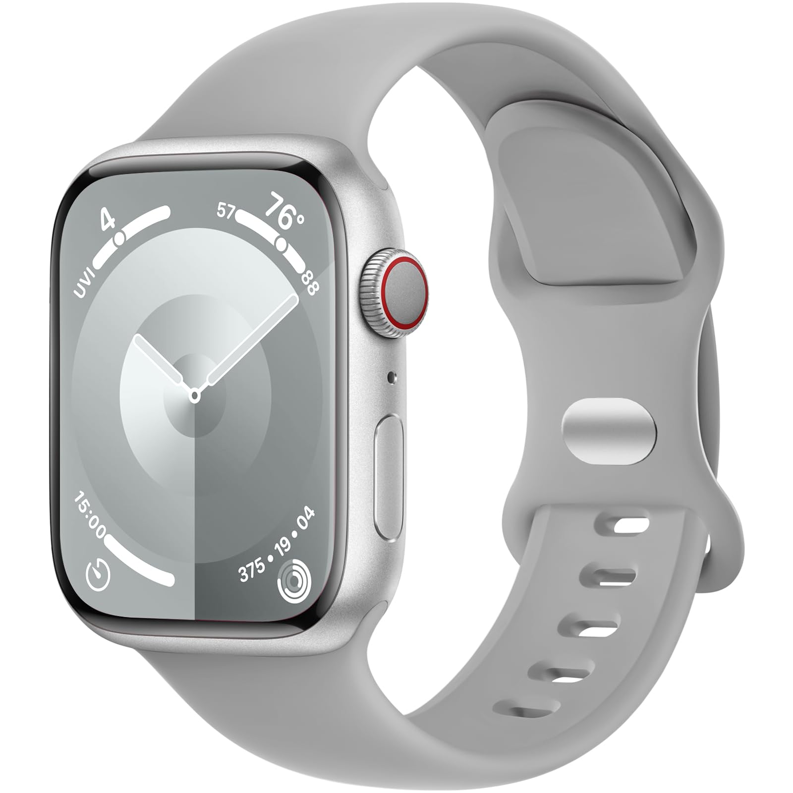 Daqin Sport Band Compatible With Apple Watch Band 44Mm 42Mm 45Mm 46Mm 49Mm 40Mm 38Mm 41Mm,Soft Silicone Iwatch Band Strap For Ap