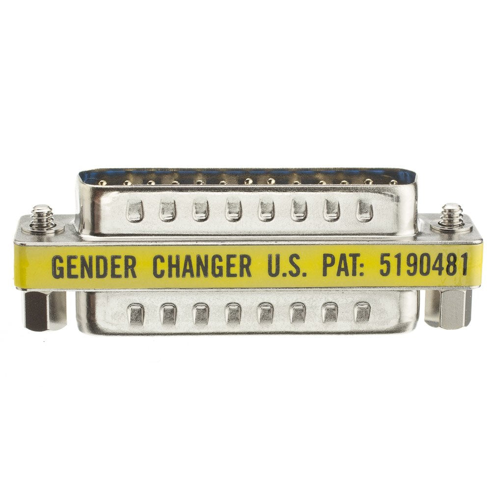 Serial Mini Gender Changer/Coupler, Db25 Male To Db25 Male