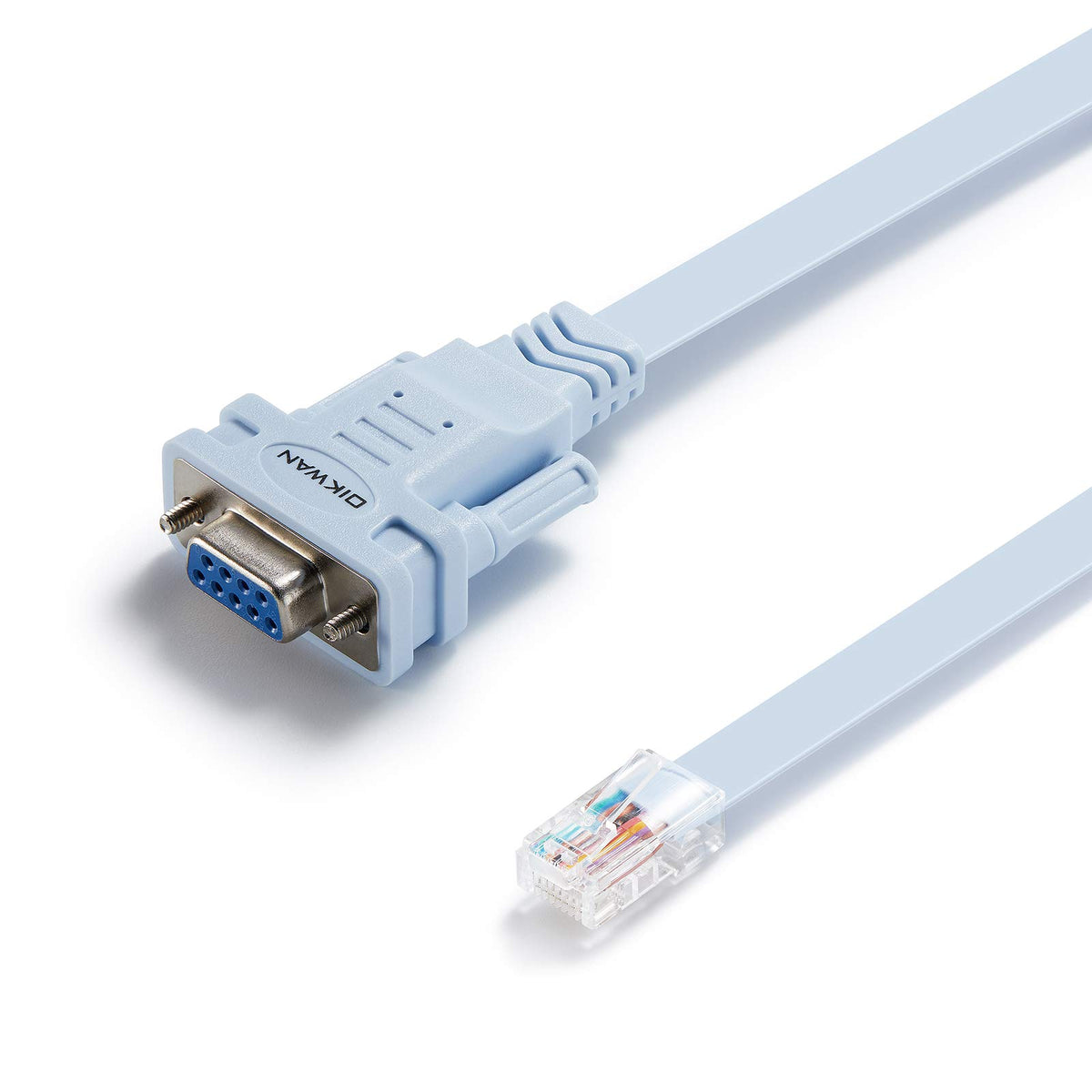Oikwan Db9 9Pin To Rj45 Console Cable,Compatible With Cisco Routers Switches Firewalls Cab Console Rj45