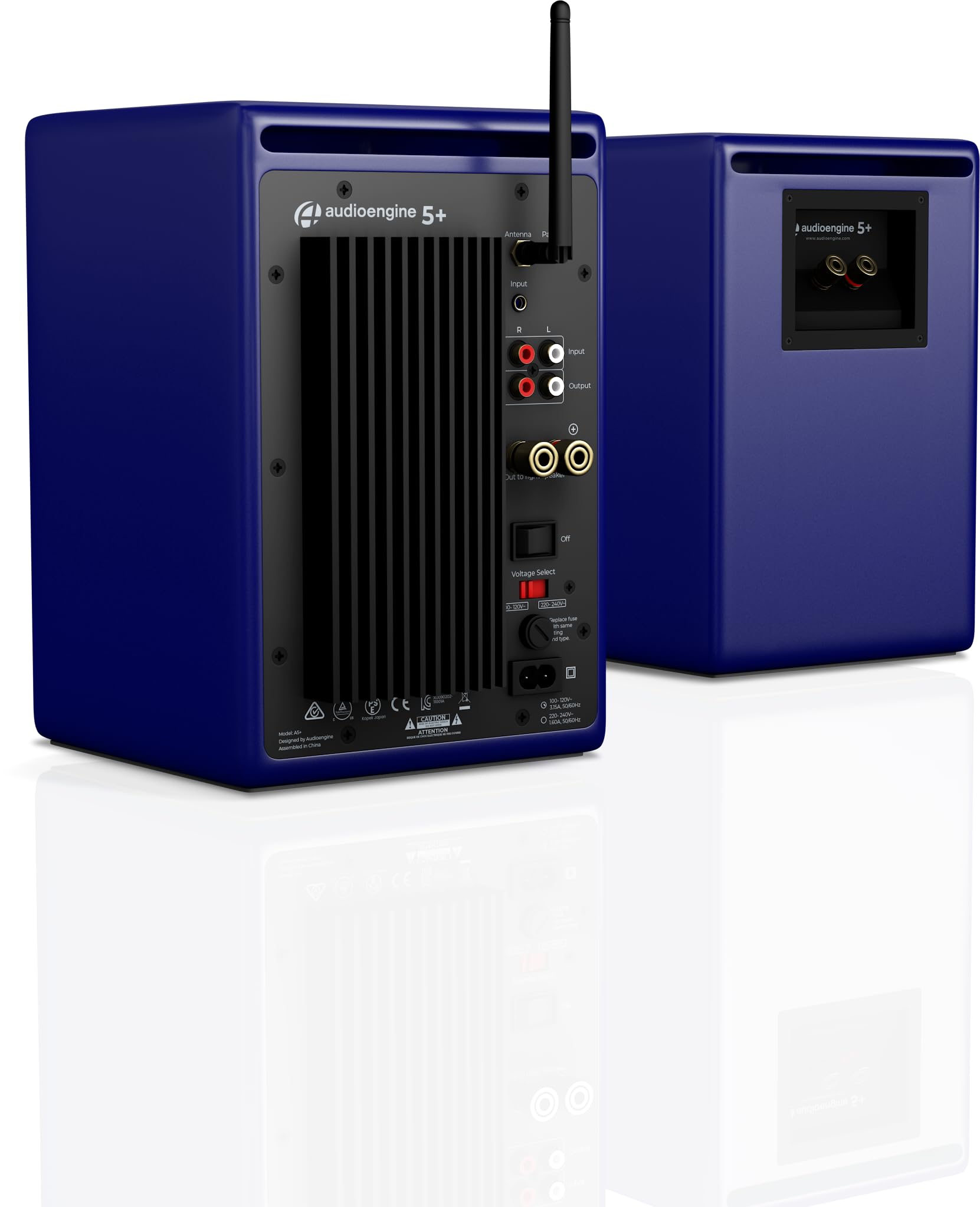 Audioengine A5+ Wireless Bluetooth Speakers, 150W, Bookshelf Design, Home Theater System