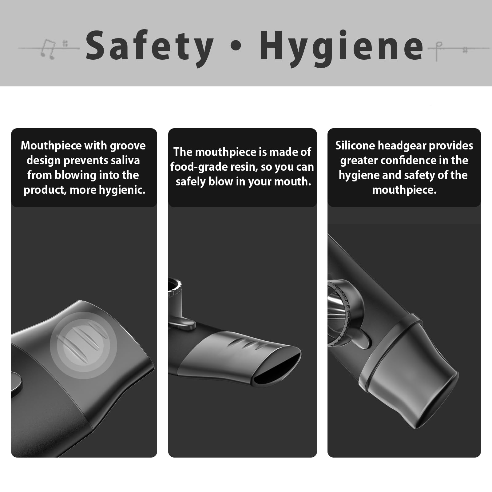 Kazoos For Adults,Metal Kazoo With 5 Flute Diaphragms,Kazoos With Adjustable Tone For Guitar, Ukulele, Violin, Piano, Keyboard,M