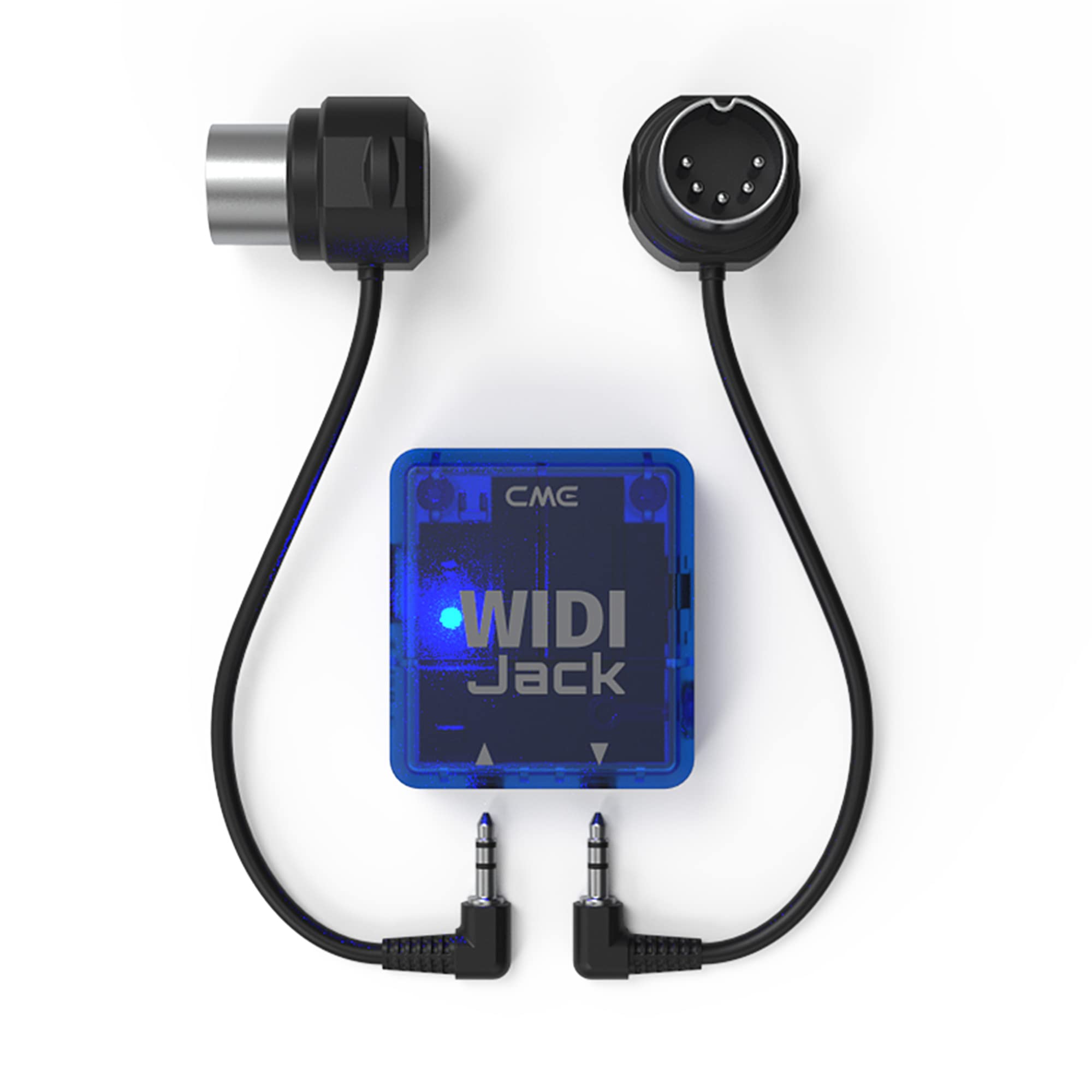 CME WIDI Jack + DIN-5 MIDI Cable Pack - Bluetooth MIDI Interface with 5-PIN DIN MIDI cables Included - Works with all DIN-5 MIDI