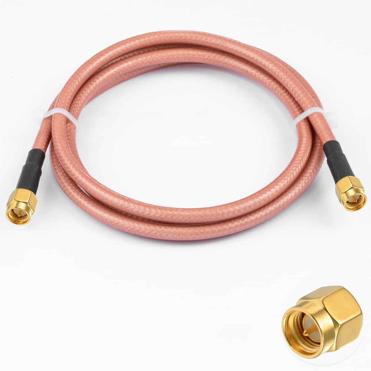 Pobady Sma Antenna Extension Cable Sma Male To Sma Male Pigtail Cable Wlan Antenna Cable Rg400 10Ft/3M For Wifi Wireless Network