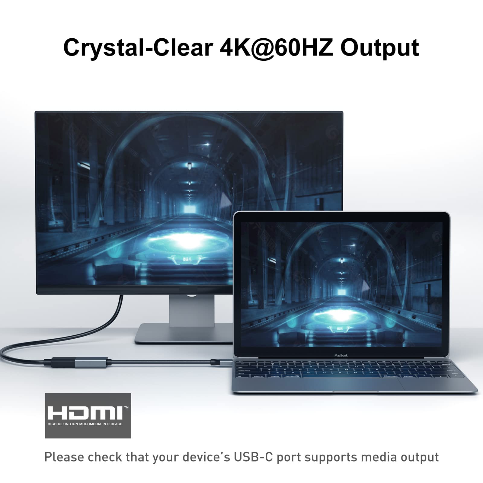 Benfei 2 Pack Usb C To Hdmi Adapter (4K@60Hz), Usb Type C To Hdmi Adapter [Thunderbolt 3/4 Compatible] With Iphone 15 Pro/Max, M