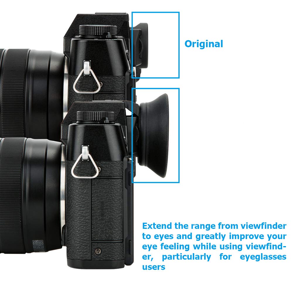 Soft Silicon Camera Viewfinder Eyecup Eyepiece Eyeshade For Fujifilm Fuji X T30Ii X T30 Ii X T20 X T10 Eye Cup Protector Cushion