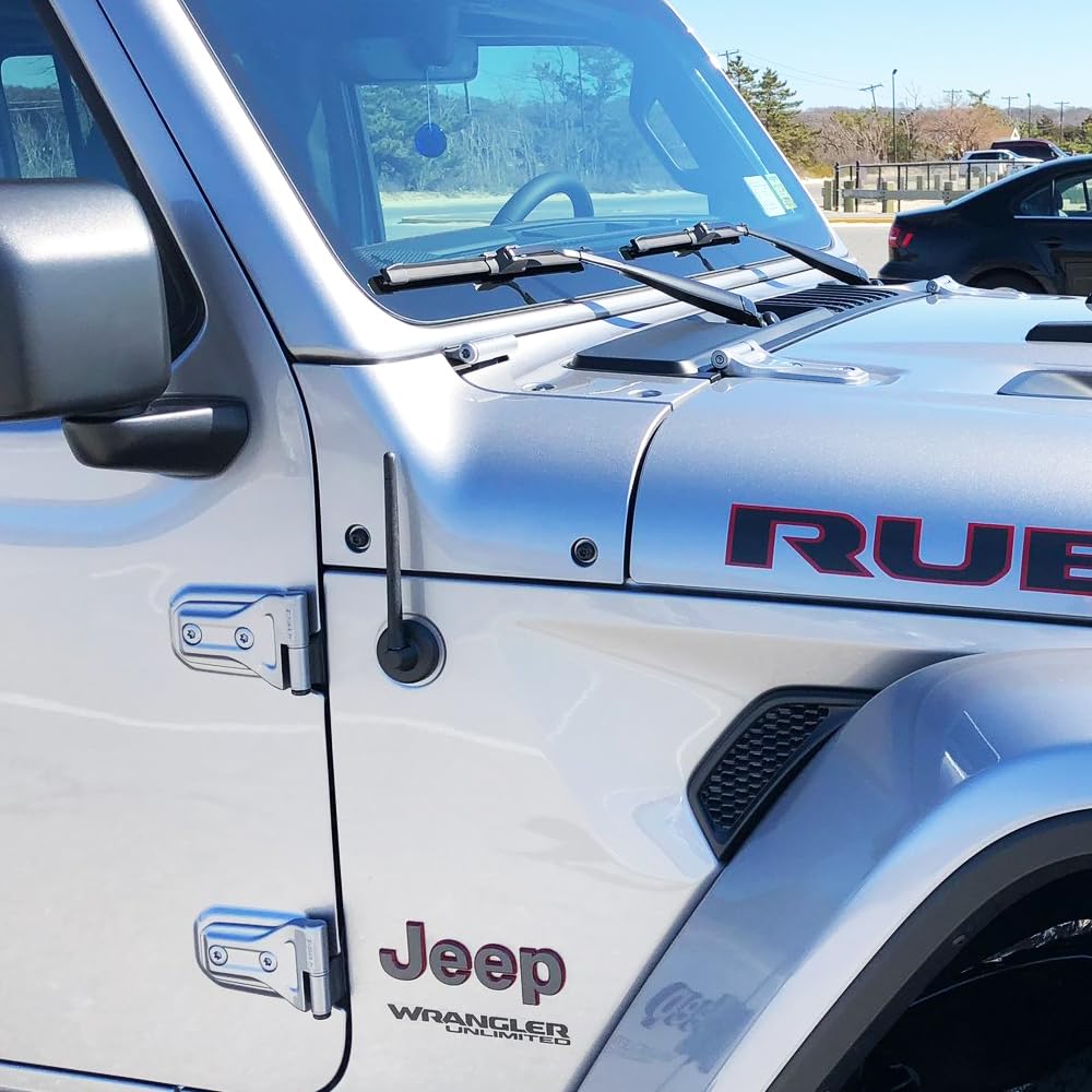 Basiker Antenna For Jeep Wrangler Jl Jk Rubicon Sahara Unlimited Sport 2007 2023 2024, Jeep Wrangler Gladiator Accessories, 6 3/