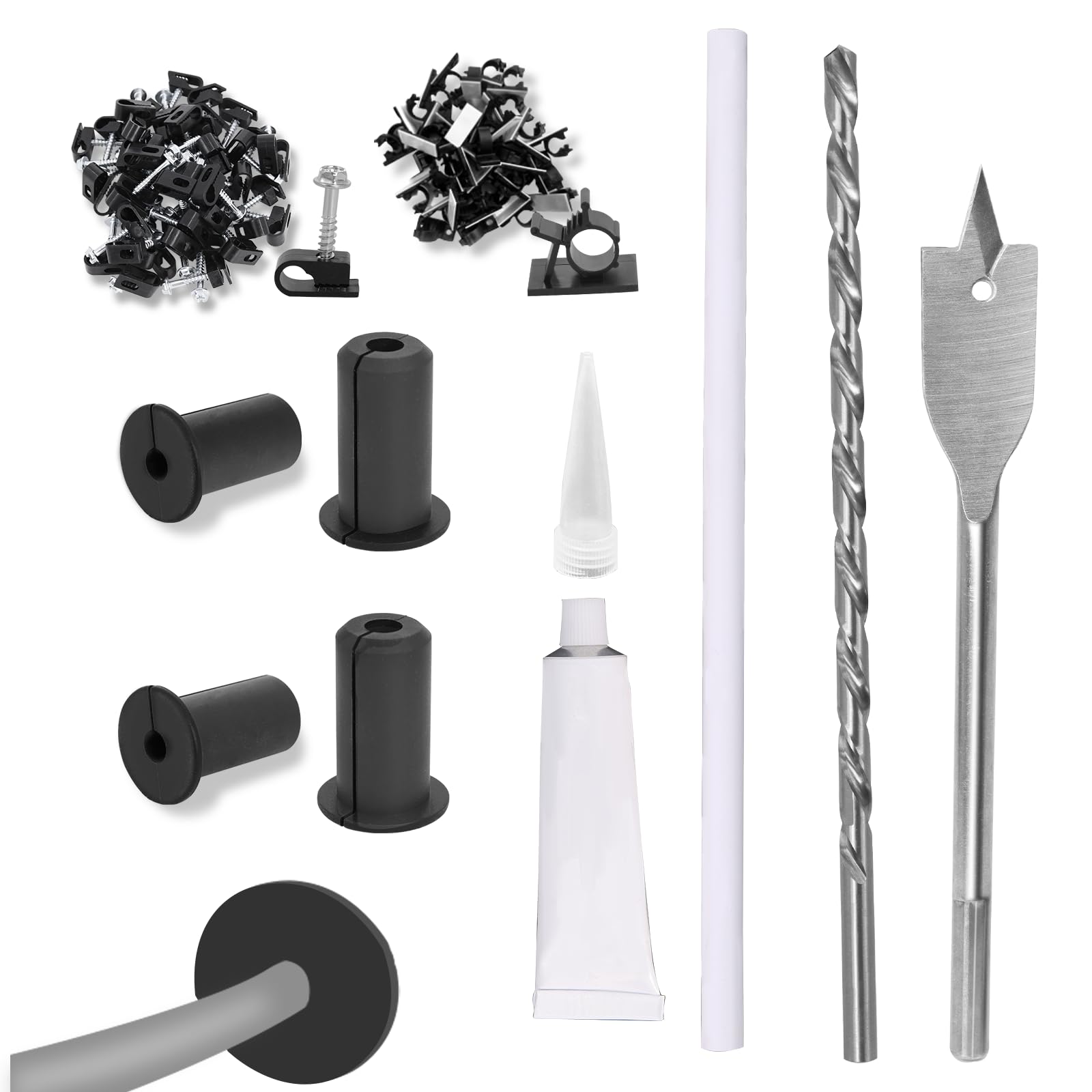 Starlink Cable Routing kit, 3/4 inch Starlink Cable Grommets Accessories for Wall Cable Pass Through Mounting Kit, with 3/4    S