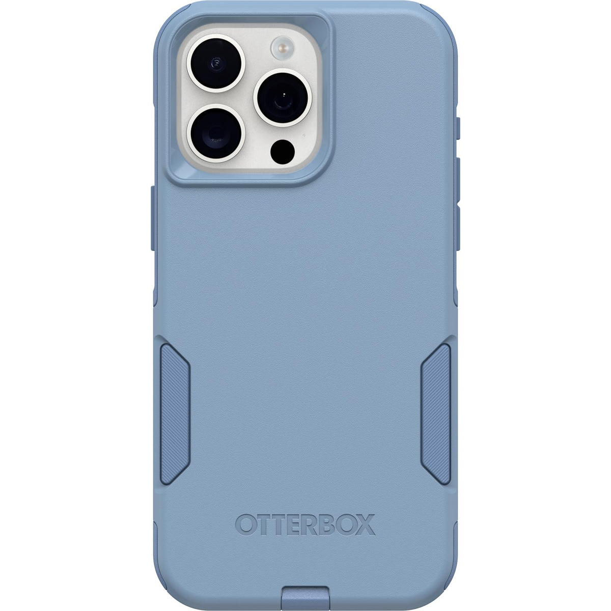Otterbox Iphone 15 Pro Max (Only) Commuter Series Case   Crisp Denim (Blue), Slim & Tough, Pocket Friendly, With Port Protection