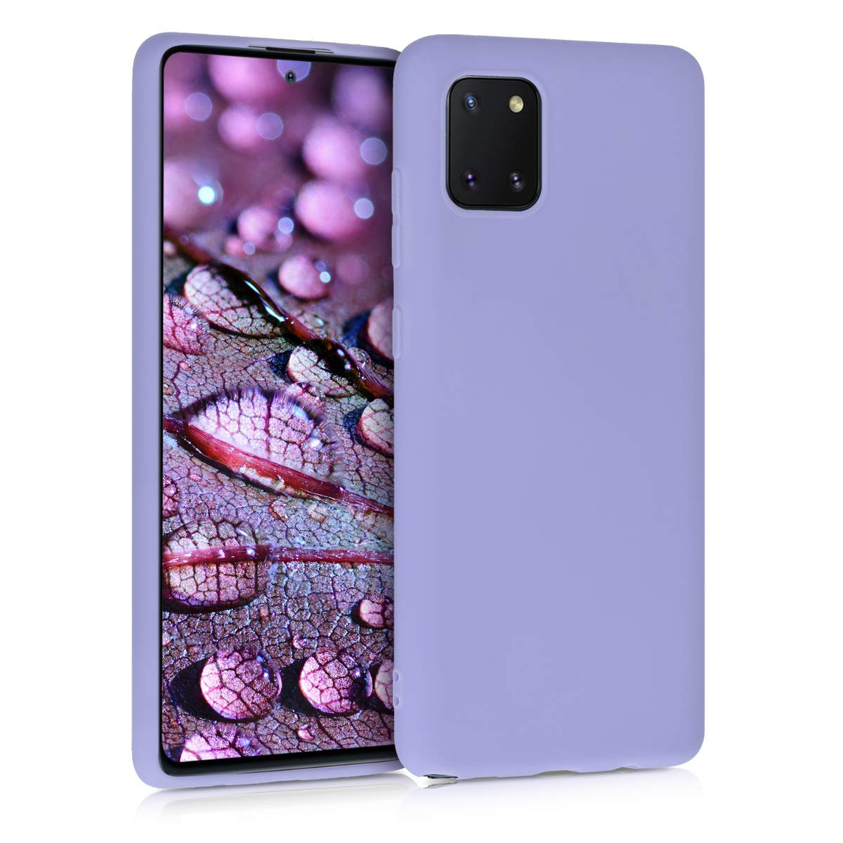 Kwmobile Case Compatible With Samsung Galaxy Note 10 Lite Case   Soft Slim Protective Tpu Silicone Cover   Light Lavender