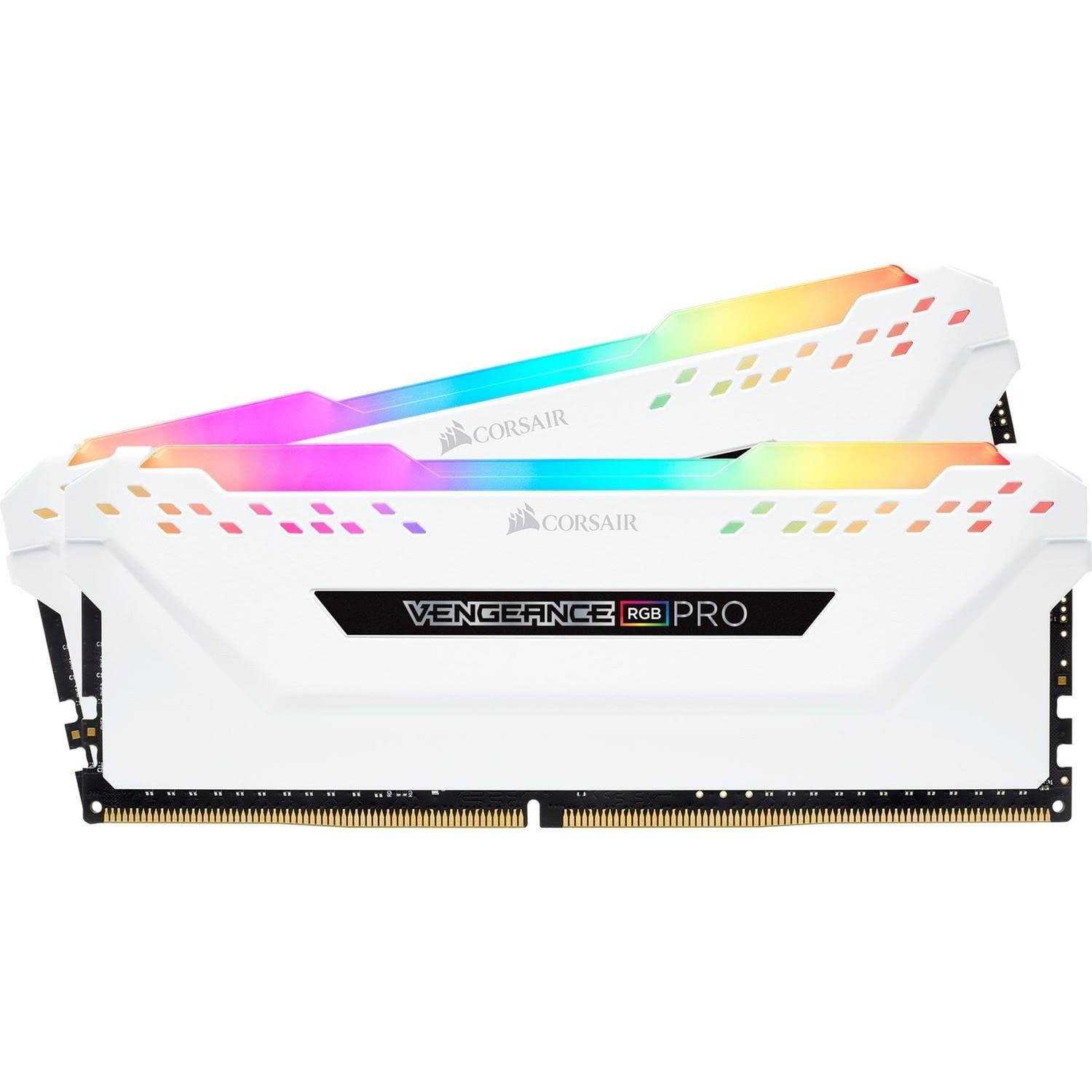 Corsair Vengeance RGB Pro 32GB (2x16GB) DDR4 3200 (PC4-25600) C16 Desktop memory - White (CMW32GX4M2E3200C16W)