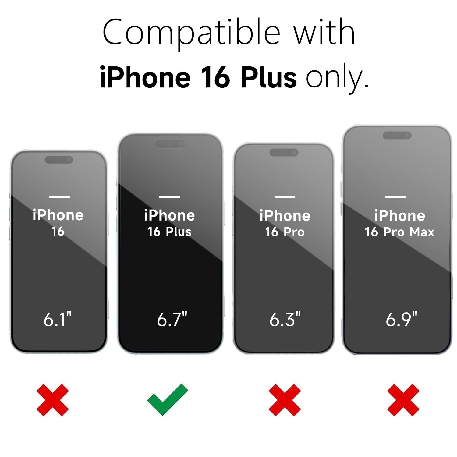 Oakxco For Iphone 16 Plus Phone Case Liquid Silicone, Thin Slim Soft Rubber Gel Tpu Plain Protective Simple Cover For Women Girl