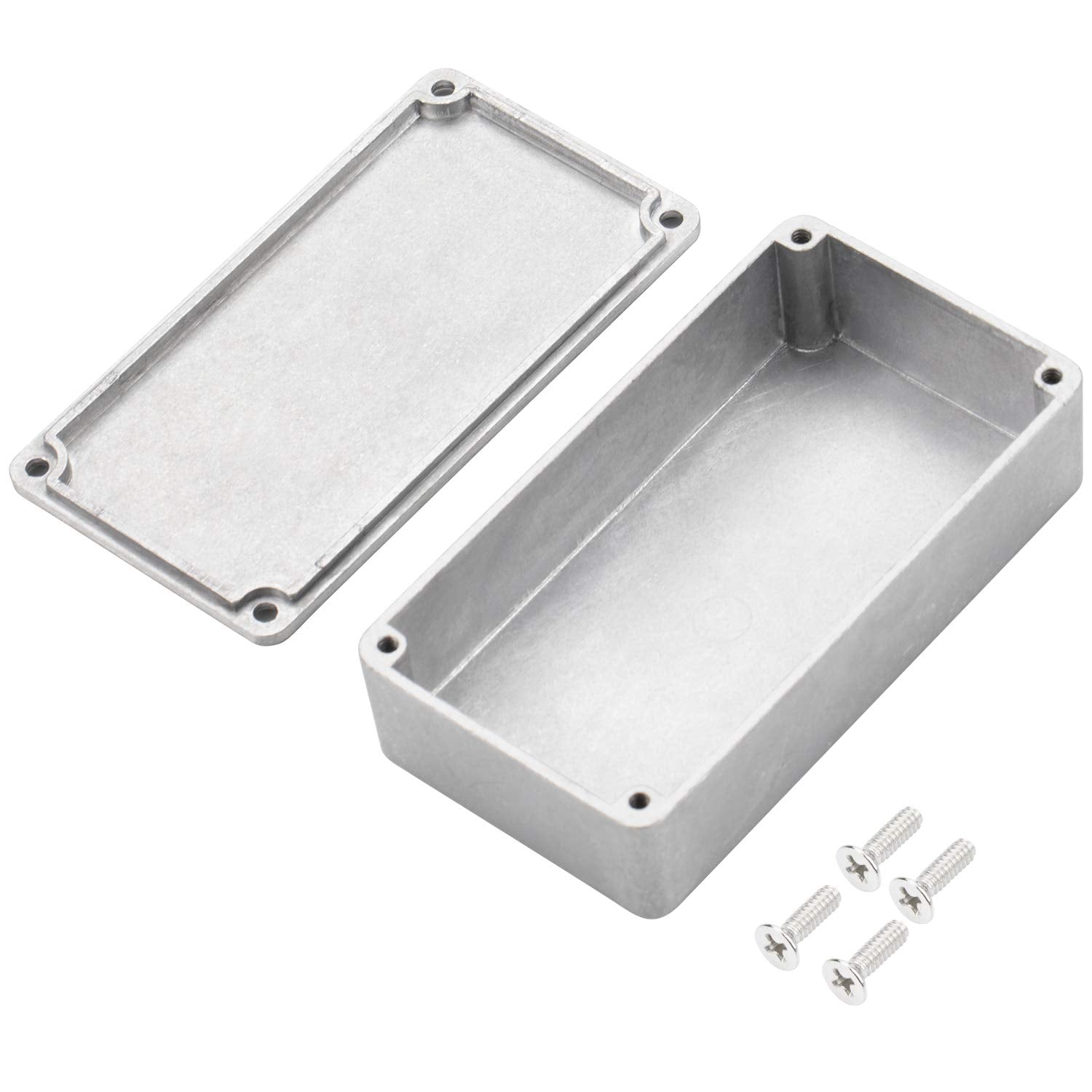 Daiertek 125B 1590N1 Aluminum Guitar Pedal Enclosure 122X66X39.5 Mm Metal Stompbox Enclosure Guitar Effect Unfinished Toggle Swi