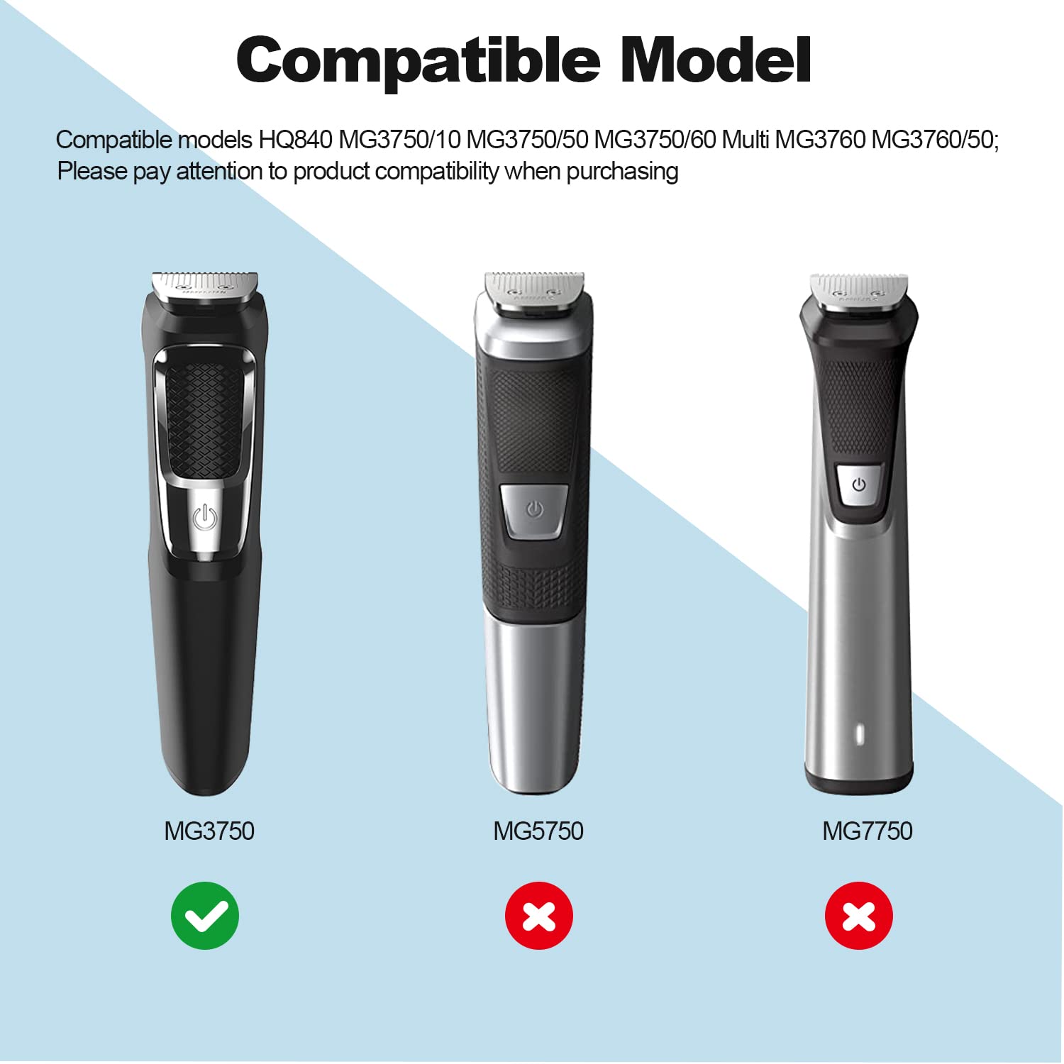 8V 100Ma Quick Charger For Philips Norelco Hq840 Multigroom Series Mg3750 Mg3750/50 Mg3750/10 Mg3750/60 Mg3760 Mg3760/50 Trimmer