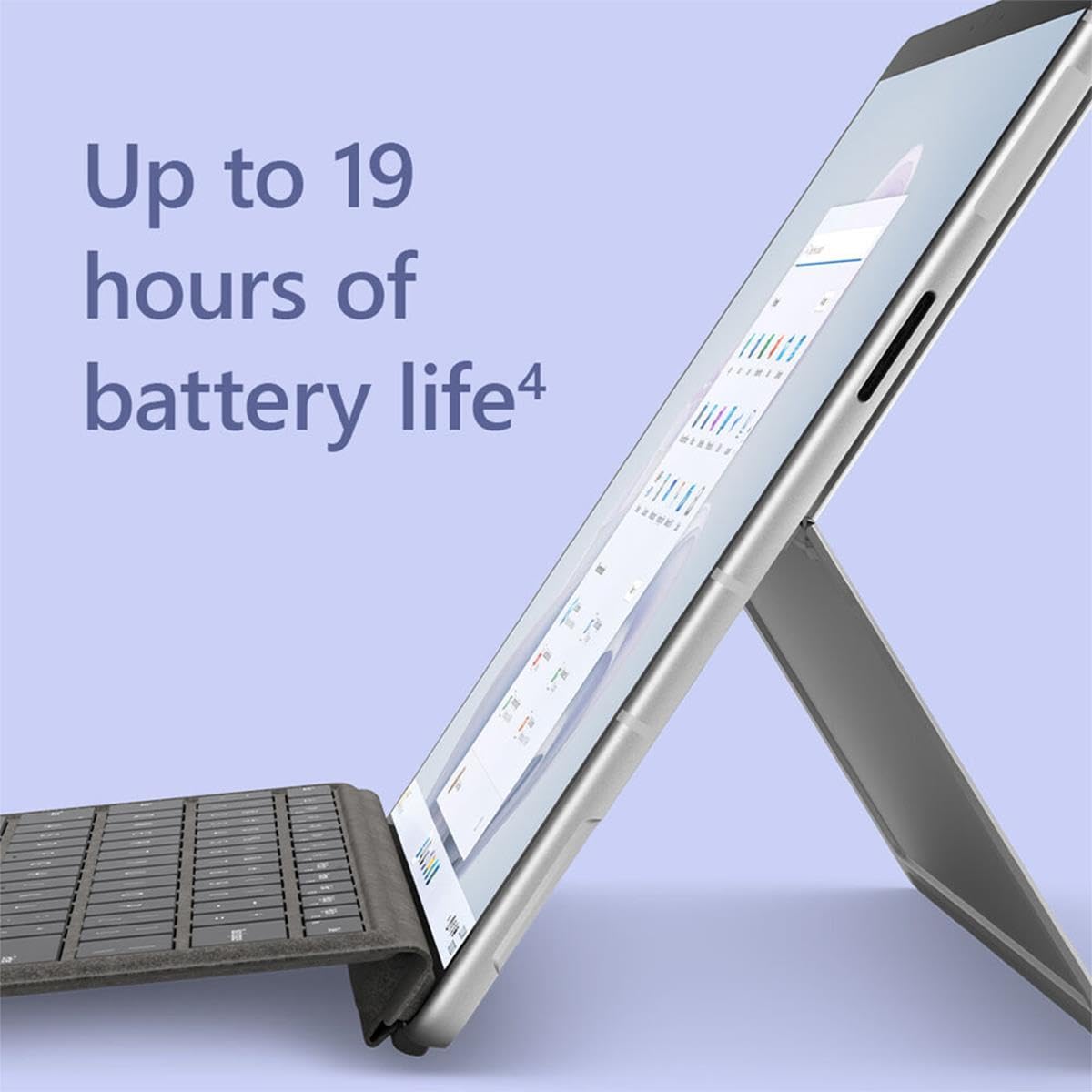 Microsoft Surface Pro 9 Tablet - 13 - Sq3-8 Gb Ram - 128 Gb Ssd - Windows 11 Pro - 5G - Platinum