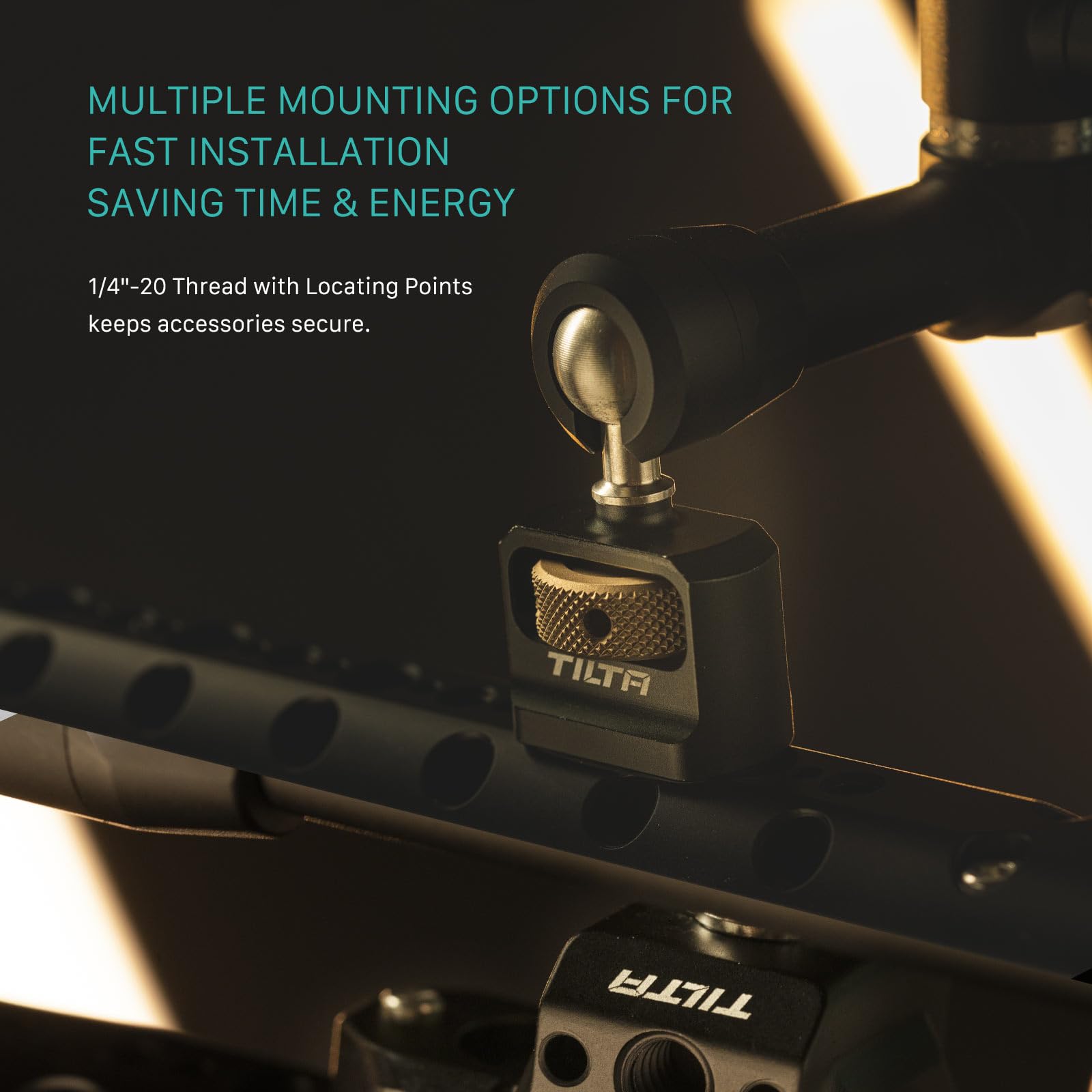 Tilta Pro Articulating Arm - 1/4-20 To 1/4-20 Magic Arm For Filmmakers & Cameras | 11Lbs Payload Capacity | Quick-Locking | Dura