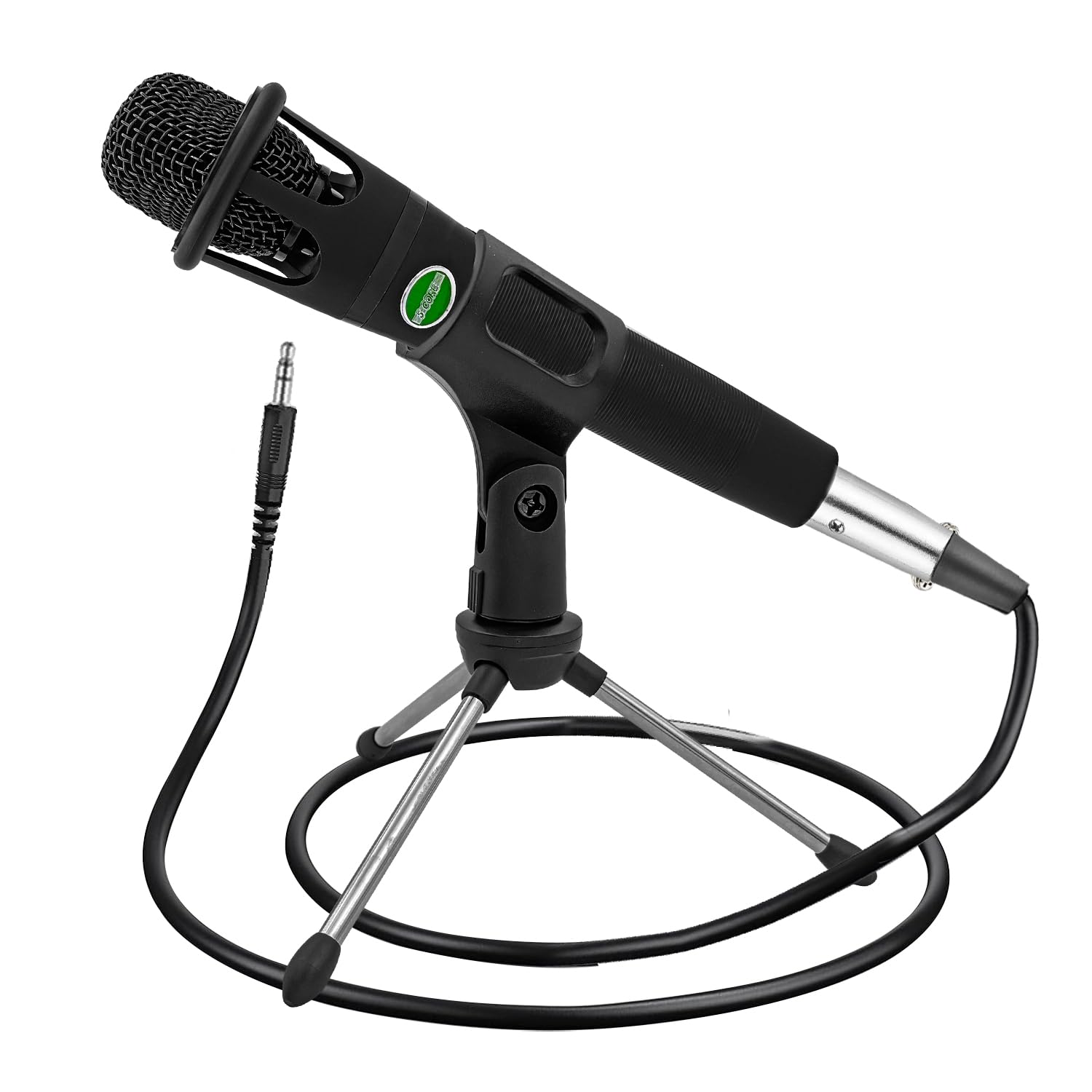 5 Core Xlr Dynamic Metal Mic Audio, Ideal For Singing, Captures Source Sound, Sturdy & Durable, Includes Xlr Cable