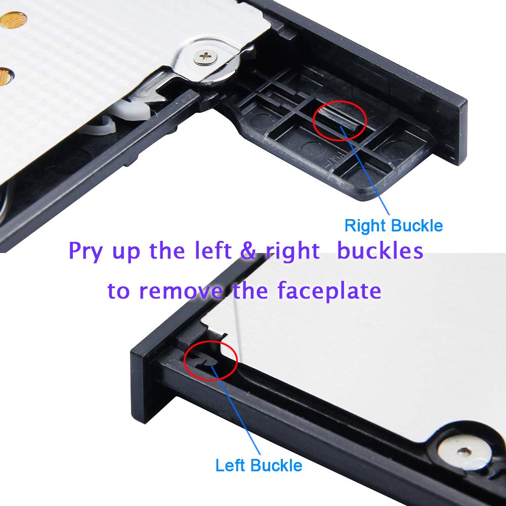 Sunvalley Dual Layer 8X Dvd+ Rw Dl Dvd Ram Writer, Sata, 9.5Mm, Black Su 208