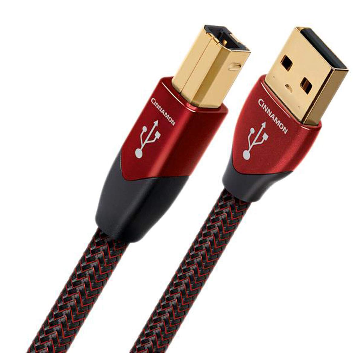 Audioquest 1.5M Cinnamon Usb A B   Usb Cables (Usb A, Usb B, Male/Male, Gold, Black)
