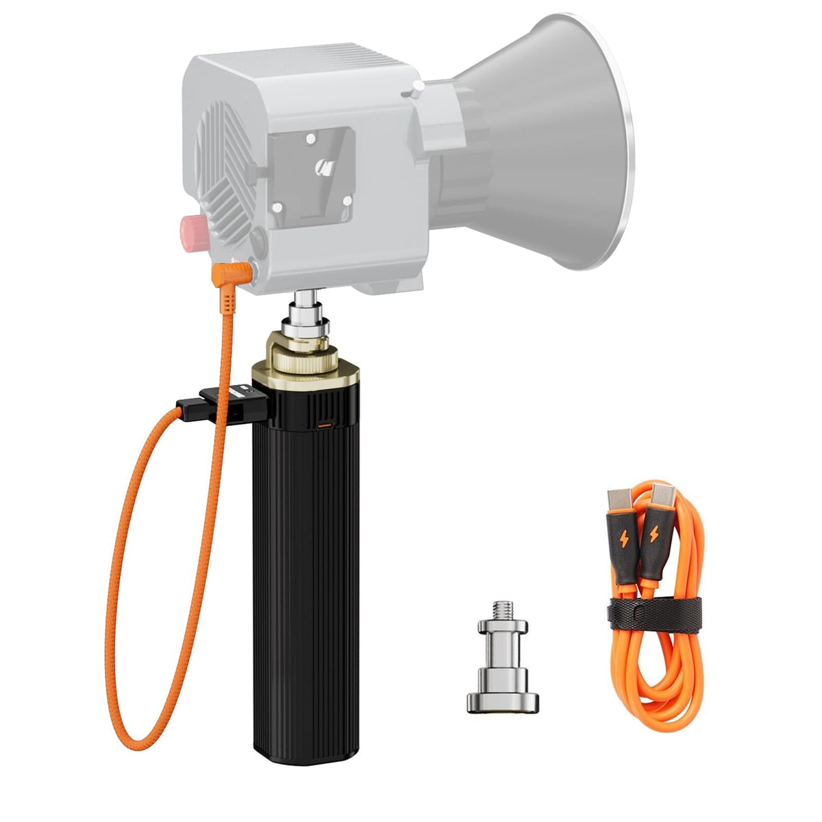 Zgcine Zg H90 Battery Grip, 88.8Wh Handgrip, Support Usbc Pd In/Out, D Tap Output, Compatible With Aputure Amaran 60D S 60X S, Z