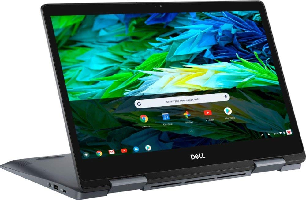 Dell Inspiron 2-In-1 14 Full Hd Touch-Screen Chromebook - Intel Core I3, 4Gb Memory, 128Gb Emmc Solid State Drive Urban Gray Chr