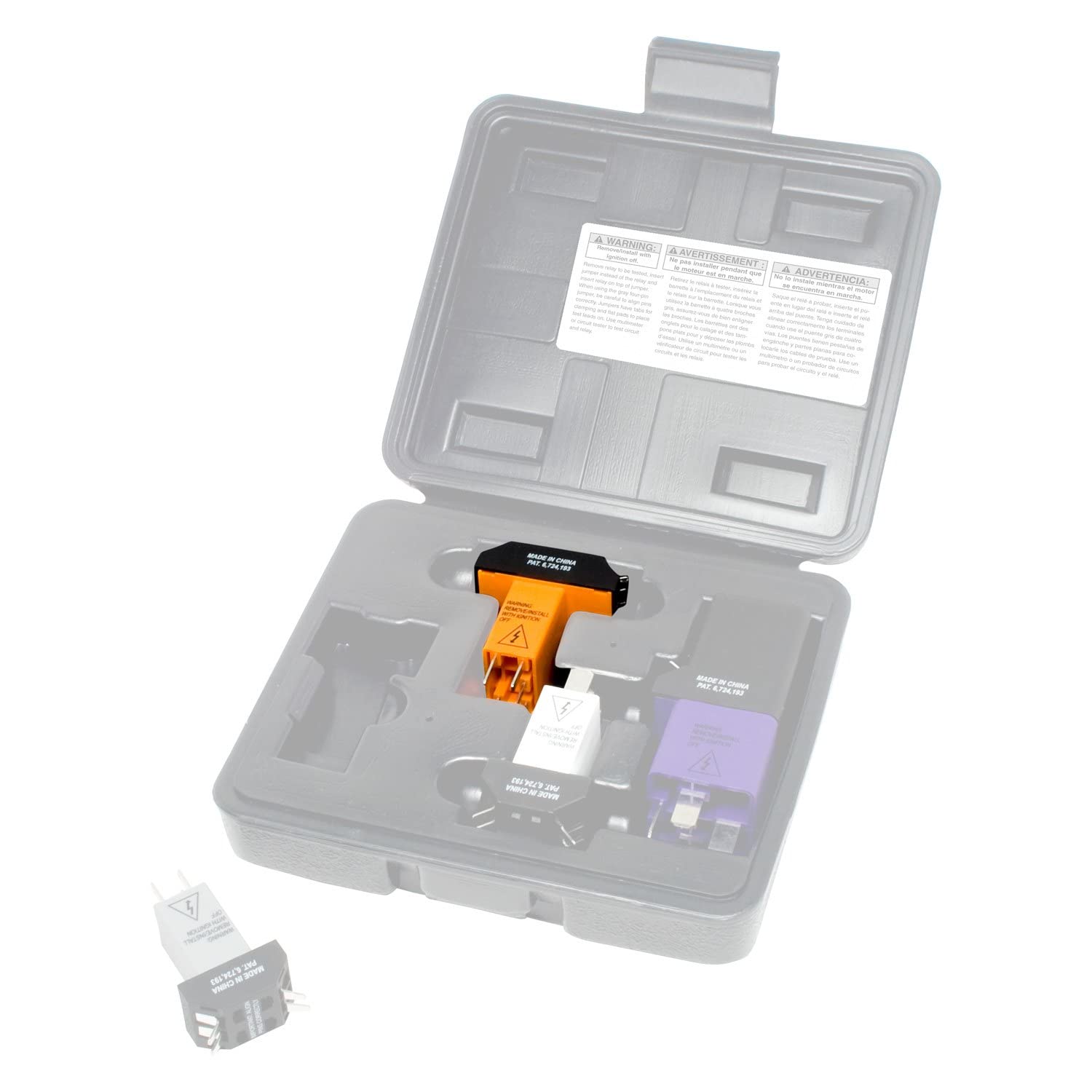 Lisle 60620 Relay Test Jumper, Orange