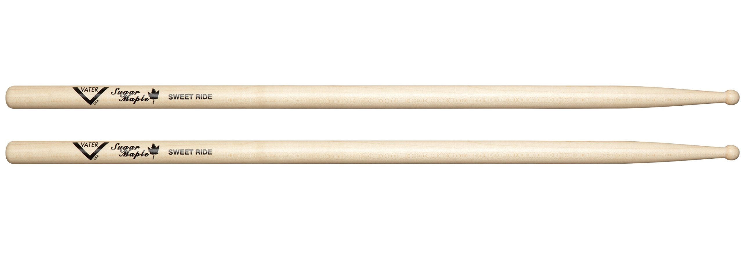 Vater Wood Tip Sugar Maple Sweet Ride Drum Sticks, Pair