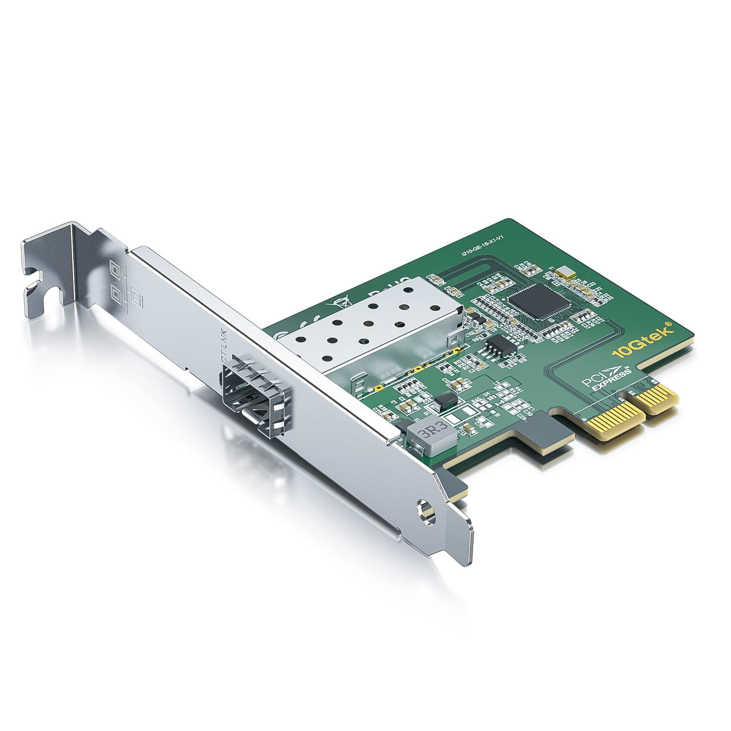 Ipolex 1.25G Nic Network Card, Single Sfp Port, With Intel I210As, Support Windows/Windows Server/Centos/Ubuntu/Sues/Freebsd/Vmw