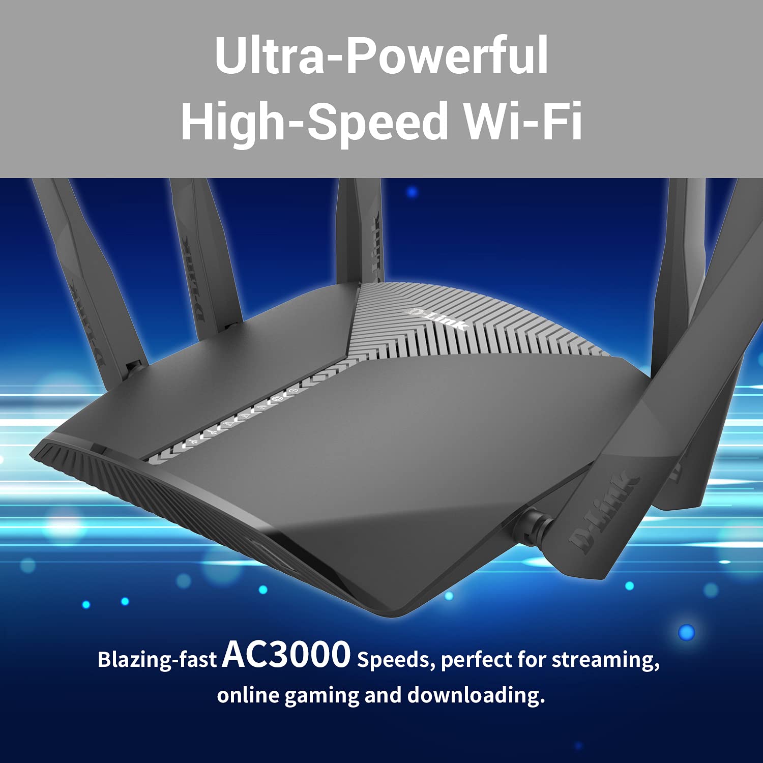 D Link Wifi Router Ac3000 Mesh Smart Internet Network Voice Control, Mu Mimo Tri Band Gigabit Gaming Mesh (Dir 3040 Us)