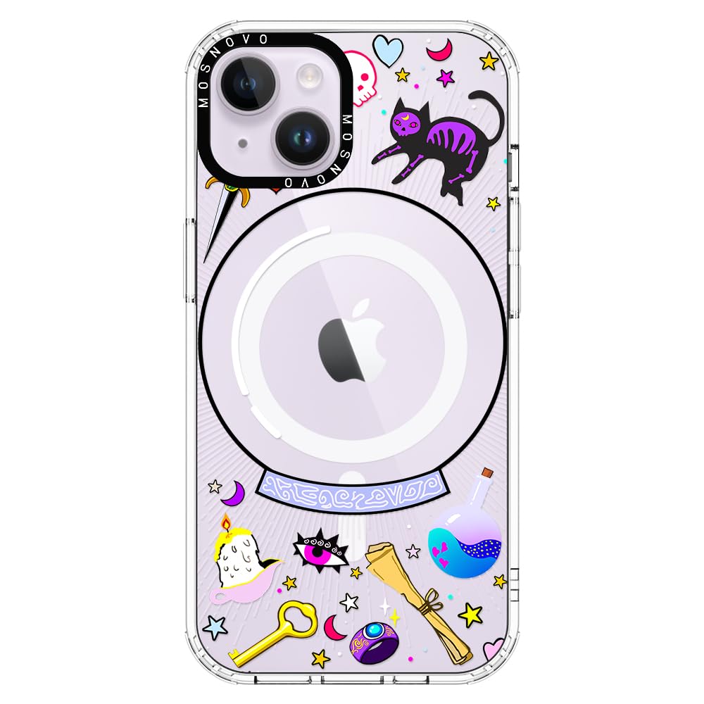 Mosnovo Compatible With Magsafe Designed For Iphone 14 Plus Case, [Buffertech 6.6 Ft Drop Impact] Shockproof Tpu Protective Bump