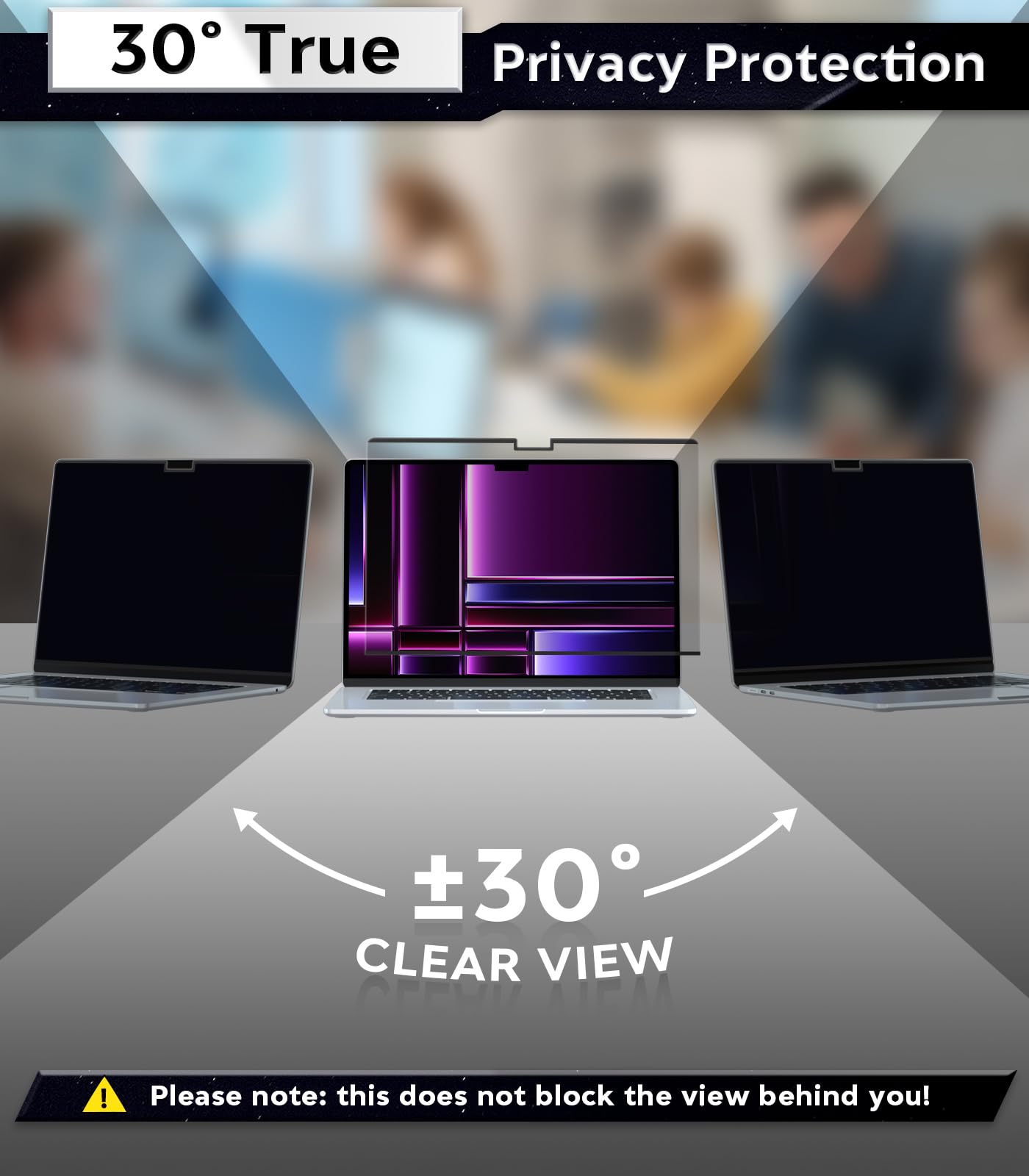 Pys Magnetic Privacy Screen Protector For Macbook Pro 16 Inch (2021 2023,M1,M2,M3,Pro,Max) + Camera Cover Slide 2 Pack   [Matte